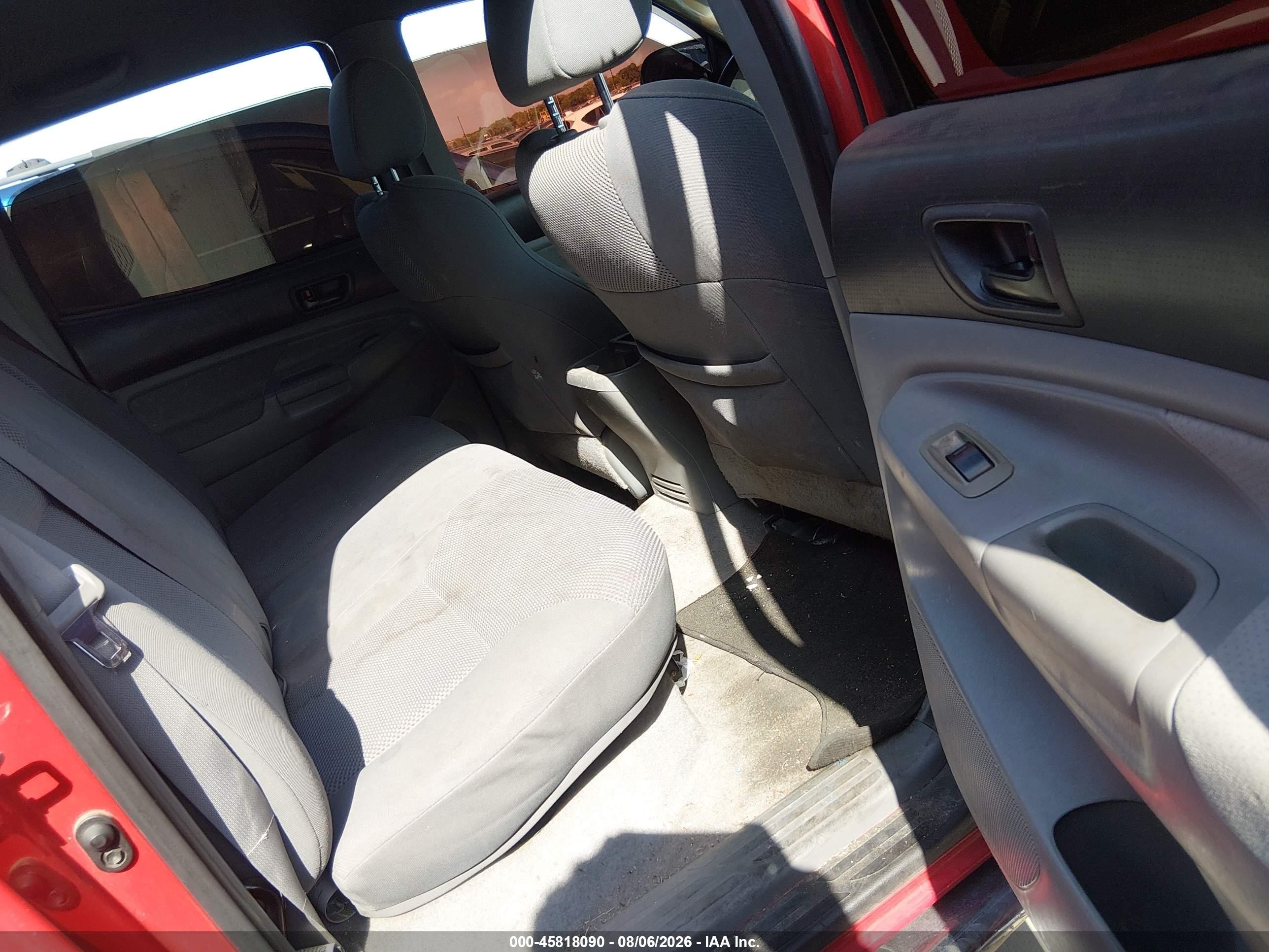 2007 Toyota Tacoma Double Cab Prerunner Red vin: 3TMJU62N27M039944