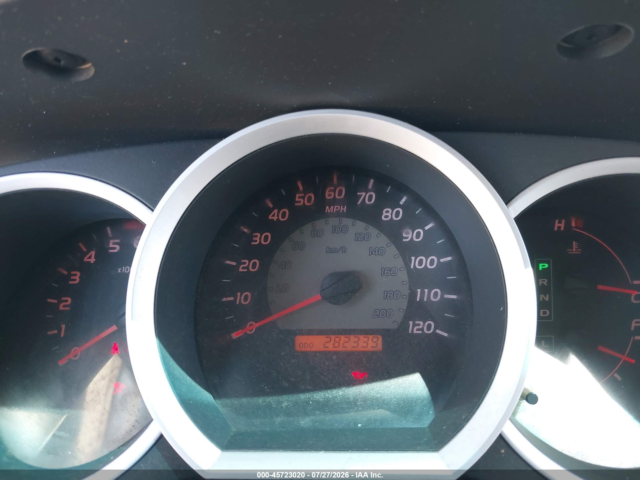 2008 Toyota Tacoma Prerunner V6 Gray vin: 3TMJU62N28M051772