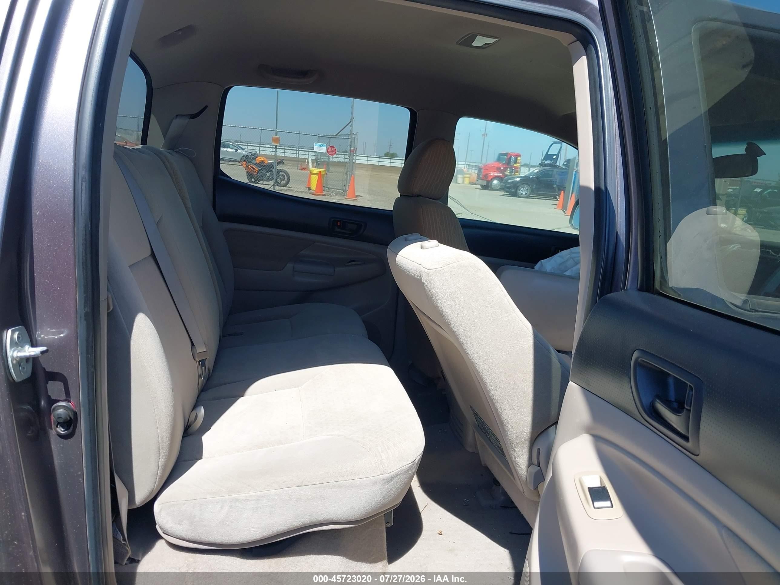 2008 Toyota Tacoma Prerunner V6 Gray vin: 3TMJU62N28M051772