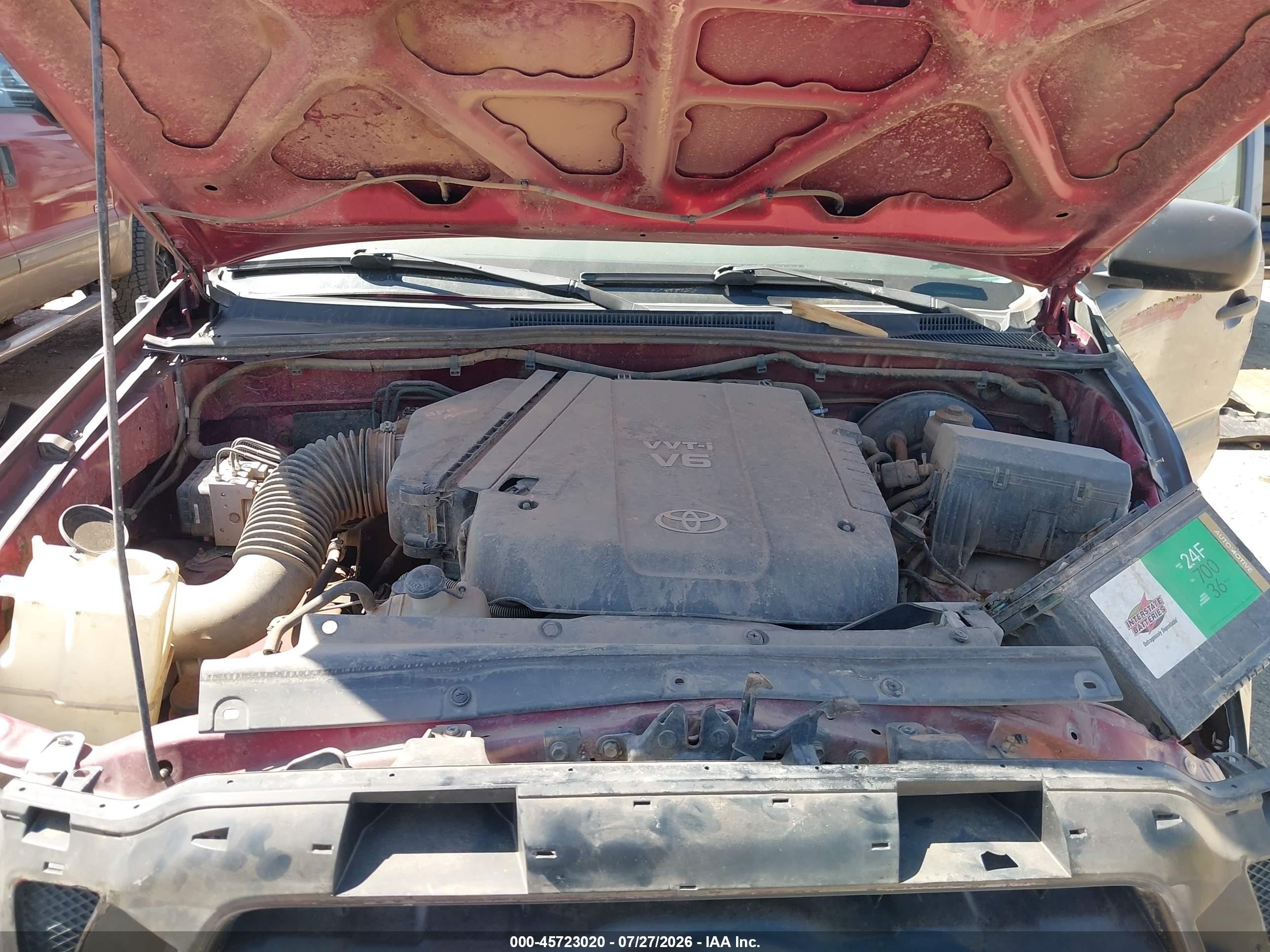 2008 Toyota Tacoma Prerunner V6 Gray vin: 3TMJU62N28M051772