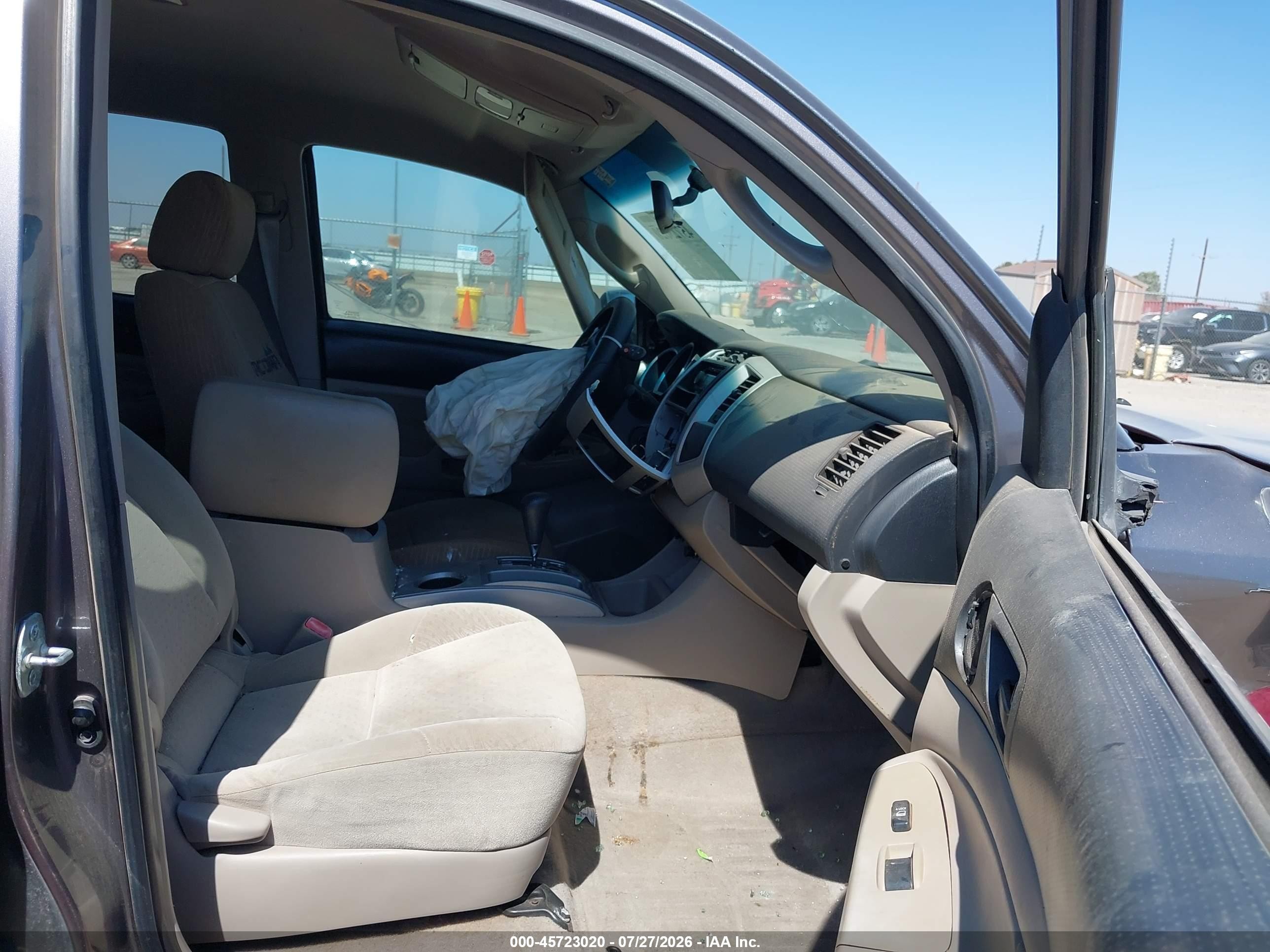 2008 Toyota Tacoma Prerunner V6 Gray vin: 3TMJU62N28M051772