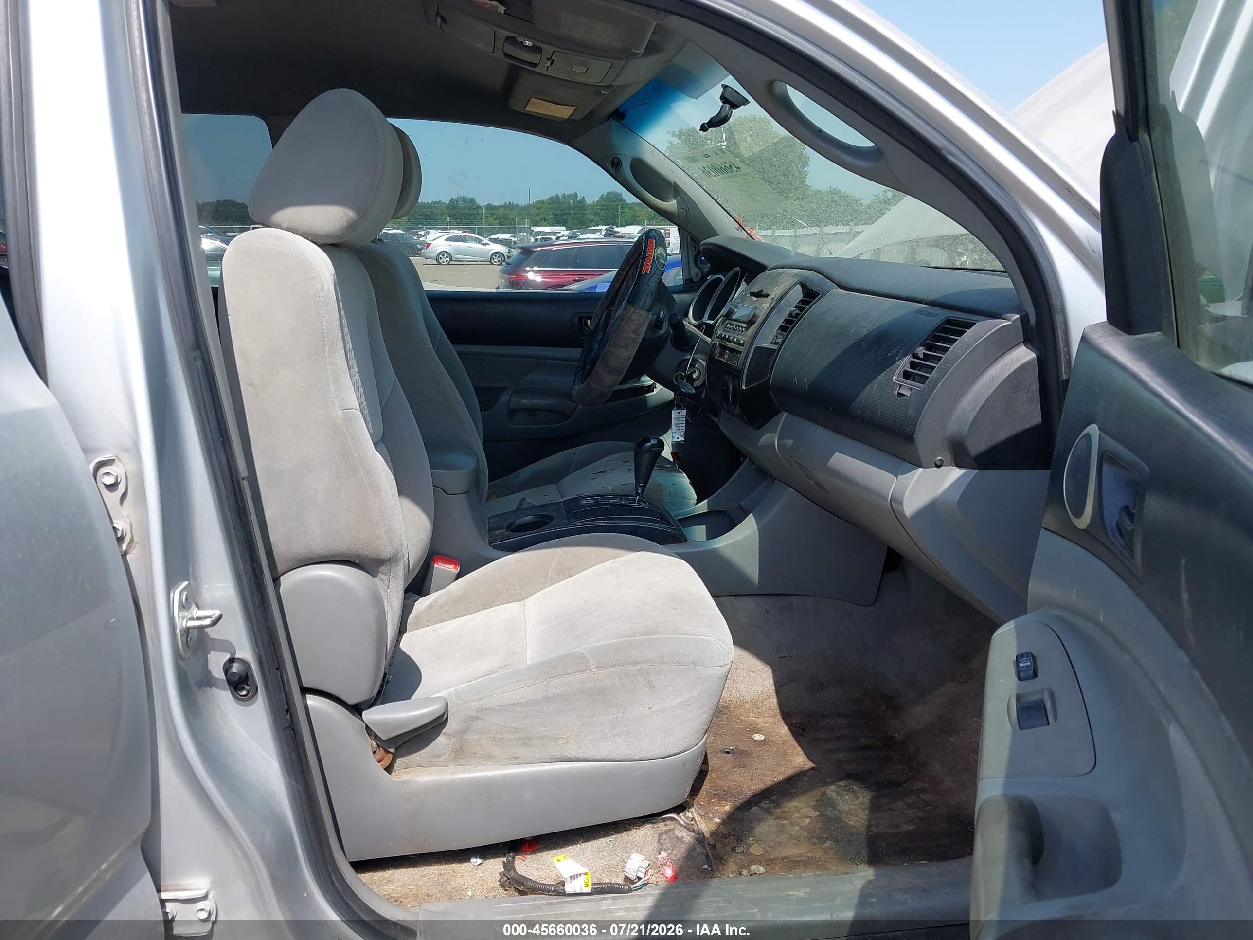 2008 Toyota Tacoma Prerunner V6 Gray vin: 3TMJU62N28M063419