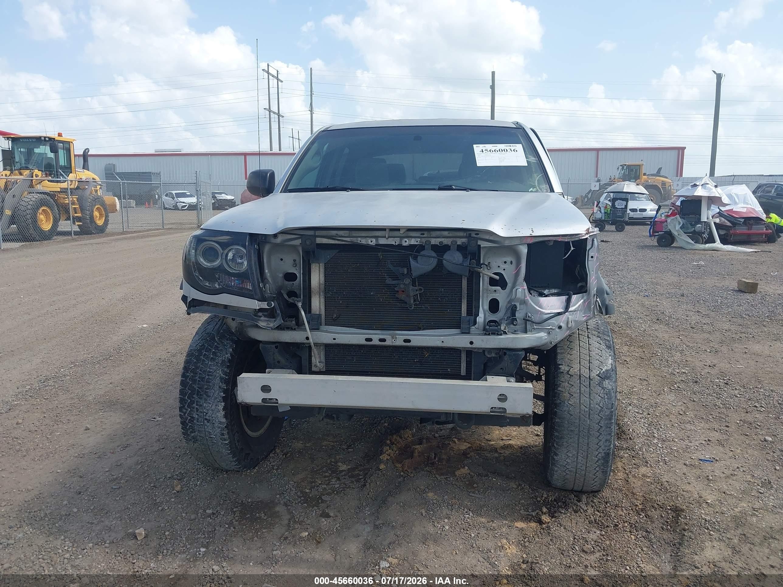 2008 Toyota Tacoma Prerunner V6 Gray vin: 3TMJU62N28M063419