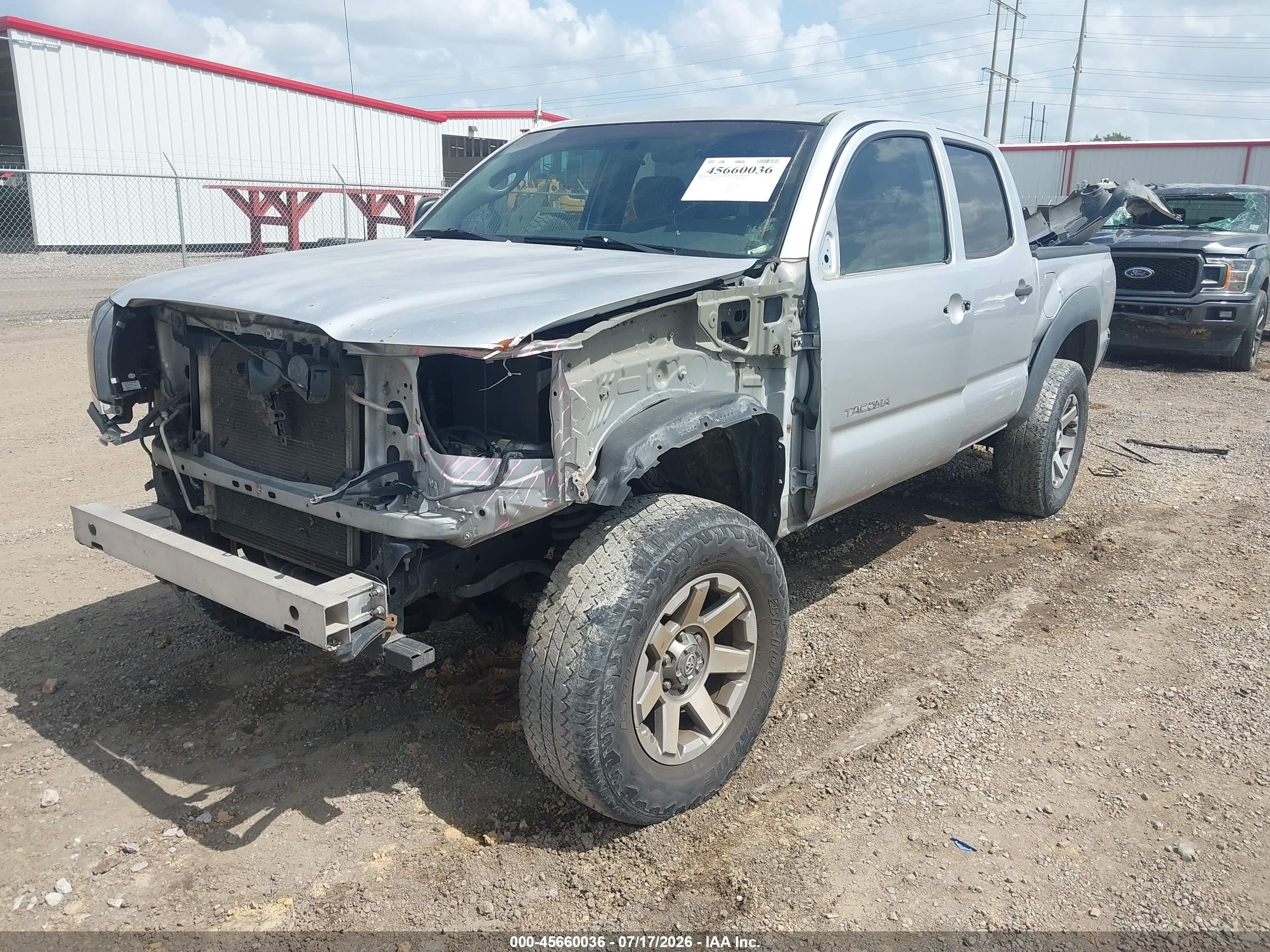 2008 Toyota Tacoma Prerunner V6 Gray vin: 3TMJU62N28M063419