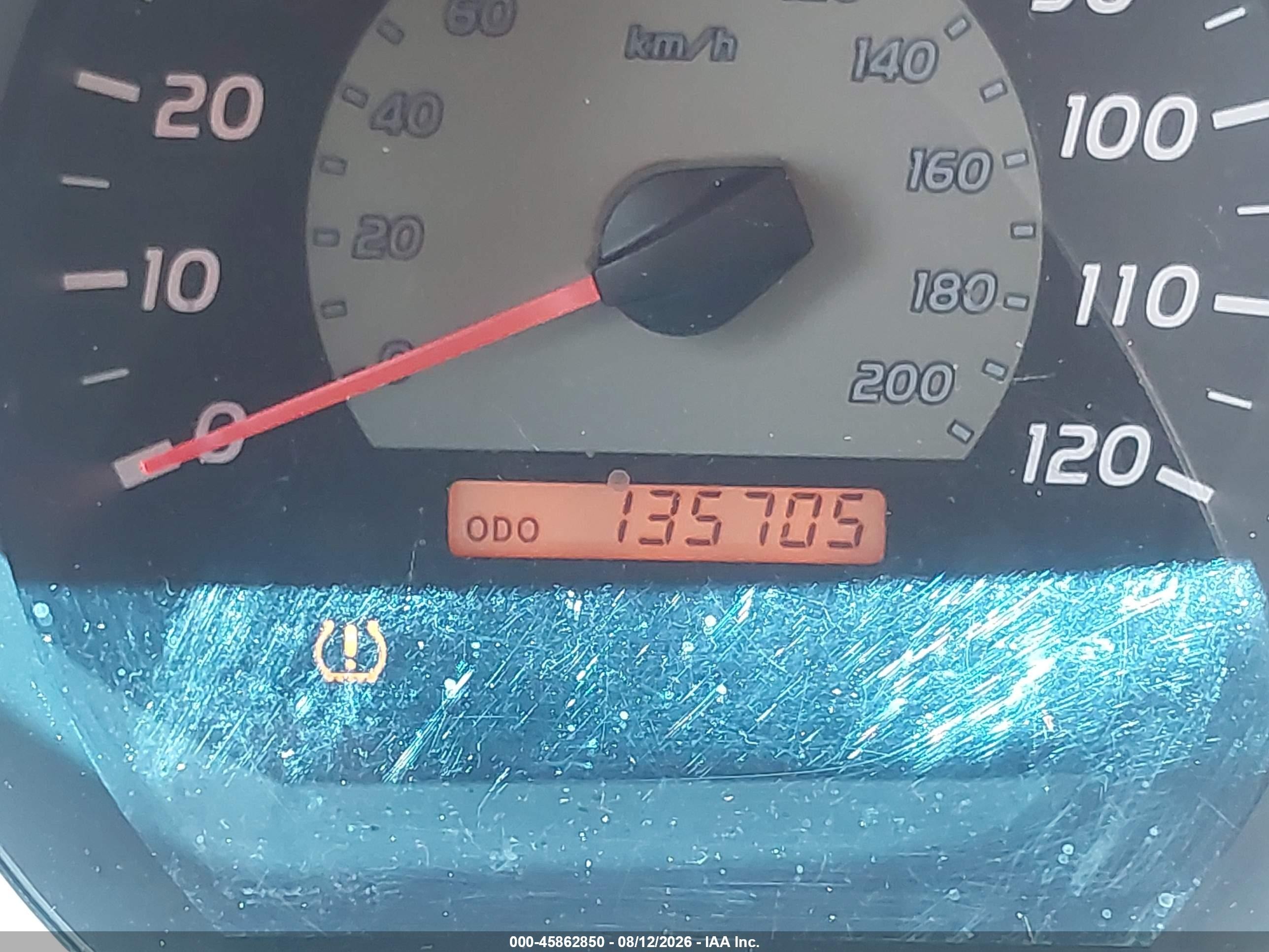 2008 Toyota Tacoma Prerunner V6 Red vin: 3TMJU62N28M064604