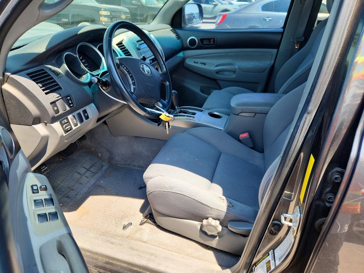 2009 Toyota Tacoma Double Cab Prerunner Gray vin: 3TMJU62N29M074258