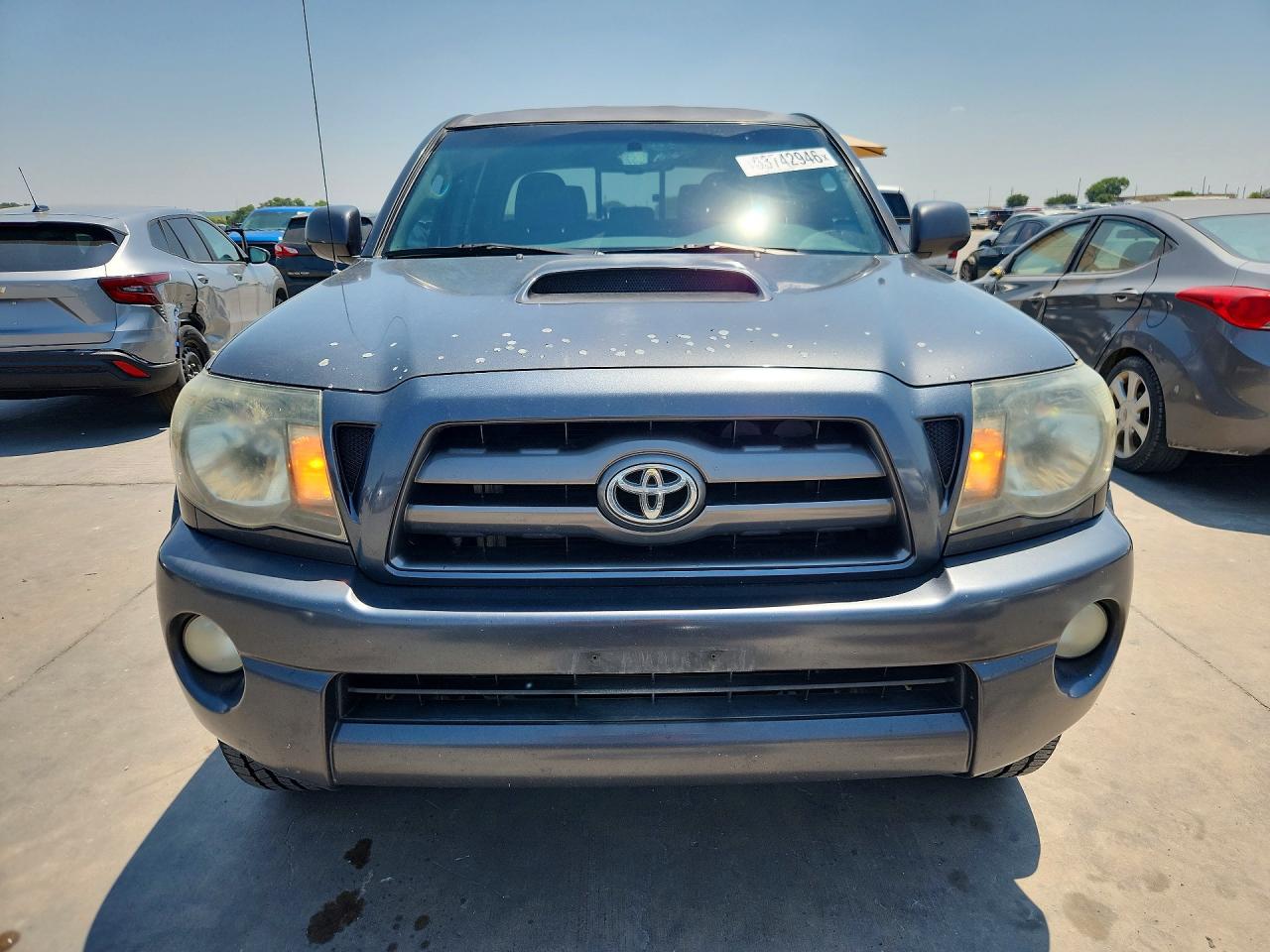 2009 Toyota Tacoma Double Cab Prerunner Gray vin: 3TMJU62N29M074258