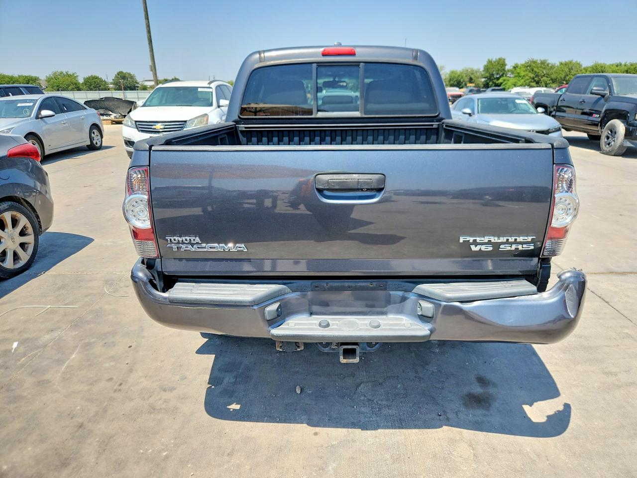 2009 Toyota Tacoma Double Cab Prerunner Gray vin: 3TMJU62N29M074258