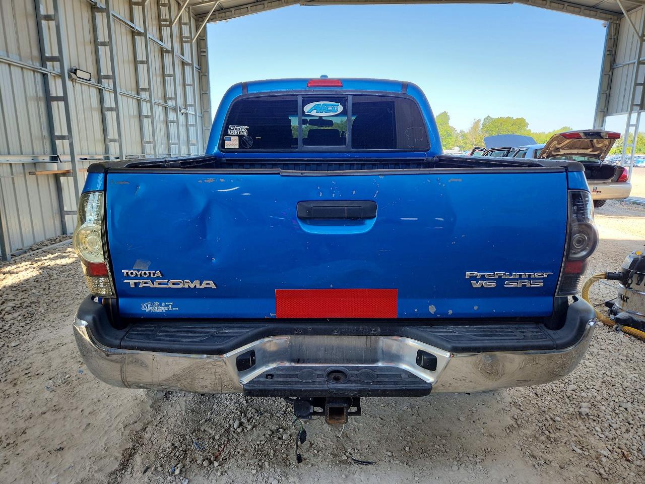 2009 Toyota Tacoma Double Cab Prerunner Blue vin: 3TMJU62N29M075622