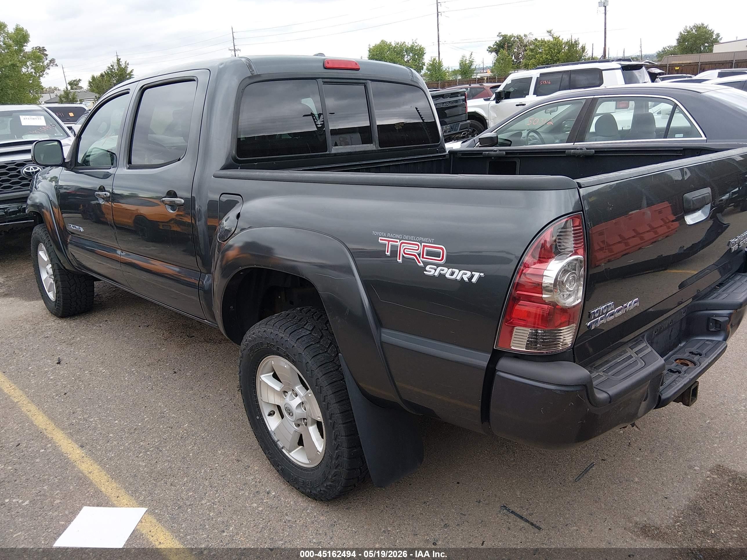 2009 Toyota Tacoma Prerunner V6 Silver vin: 3TMJU62N29M076690