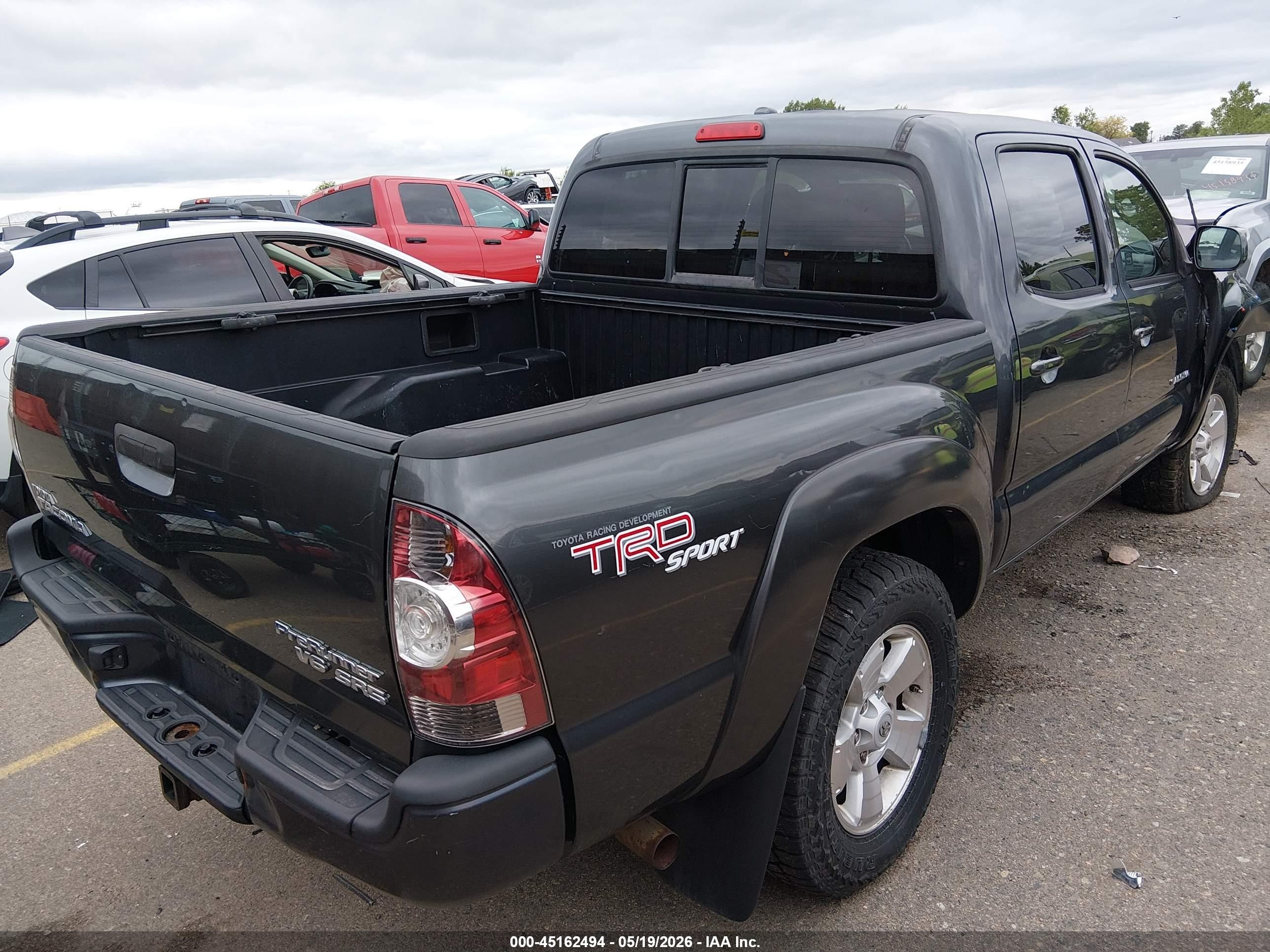 2009 Toyota Tacoma Prerunner V6 Silver vin: 3TMJU62N29M076690