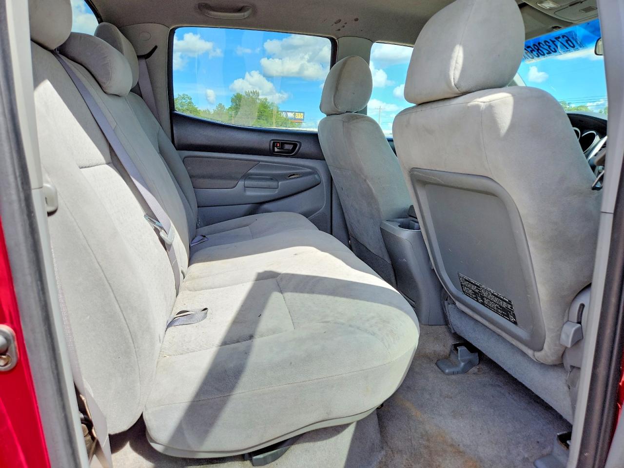 2006 Toyota Tacoma Double Cab Prerunner Красный vin: 3TMJU62N36M020141