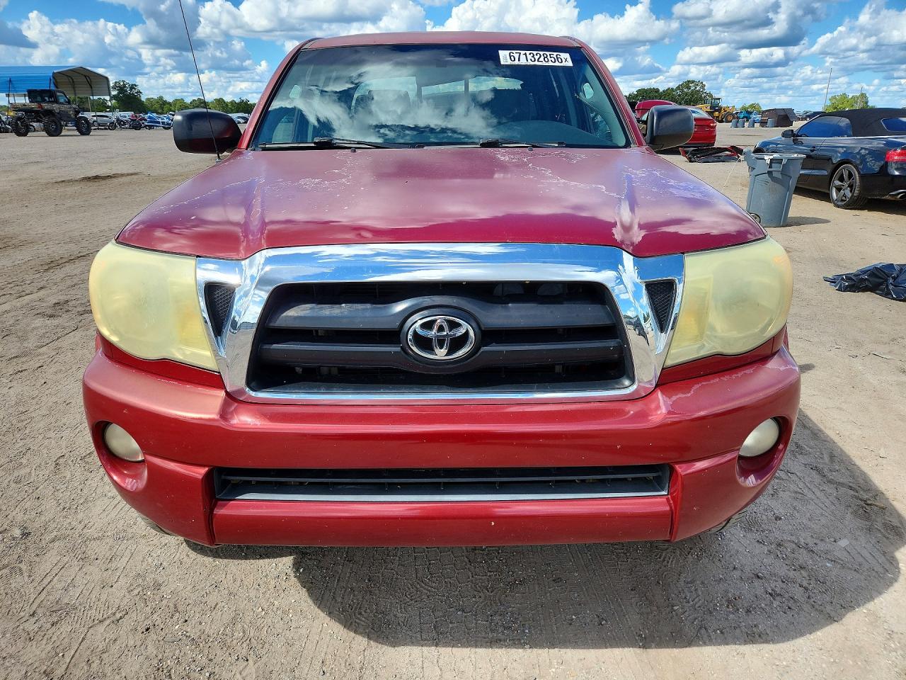 2006 Toyota Tacoma Double Cab Prerunner Красный vin: 3TMJU62N36M020141