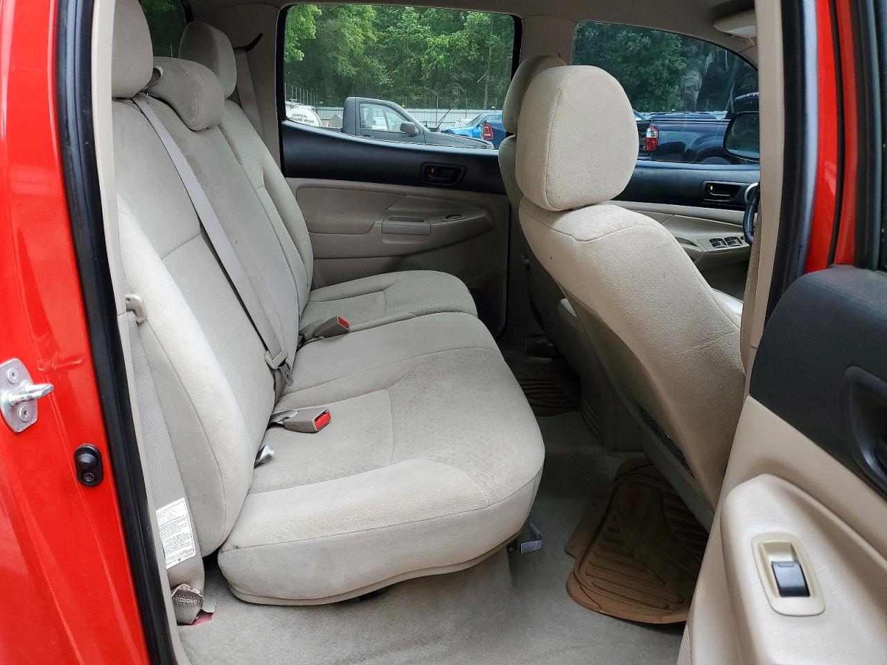 2007 Toyota Tacoma Double Cab Prerunner Red vin: 3TMJU62N37M045946