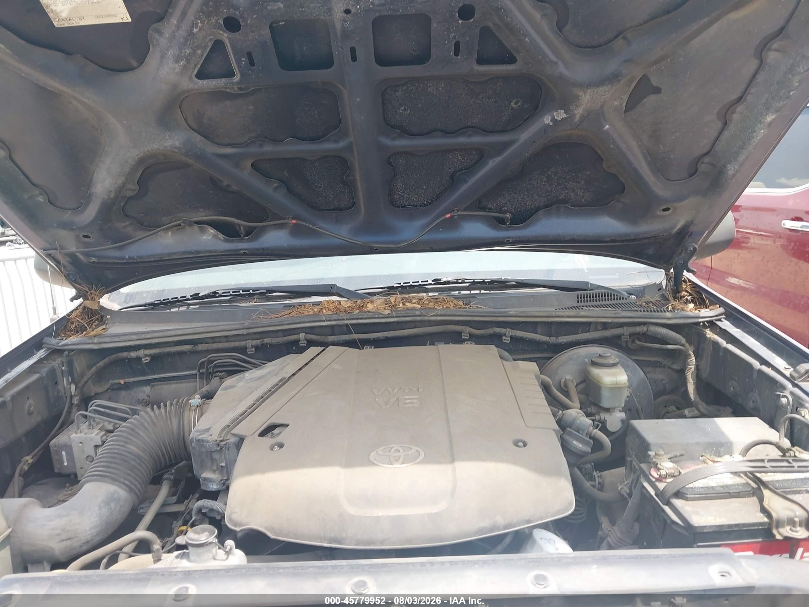 2008 Toyota Tacoma Prerunner V6 Blue vin: 3TMJU62N38M066359