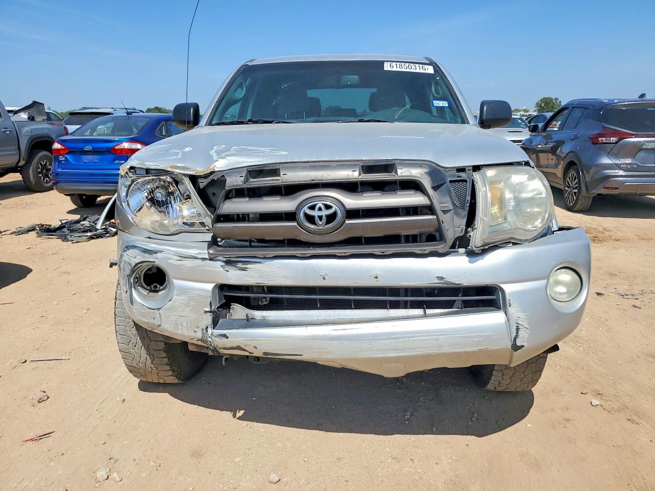 2009 Toyota Tacoma Double Cab Prerunner Silver vin: 3TMJU62N39M070994