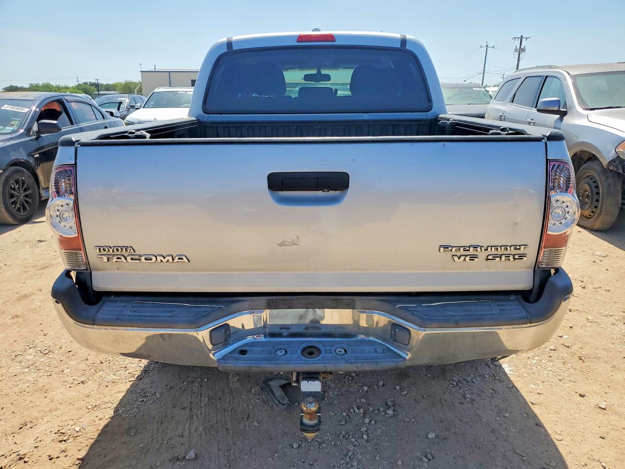 2009 Toyota Tacoma Double Cab Prerunner Silver vin: 3TMJU62N39M070994