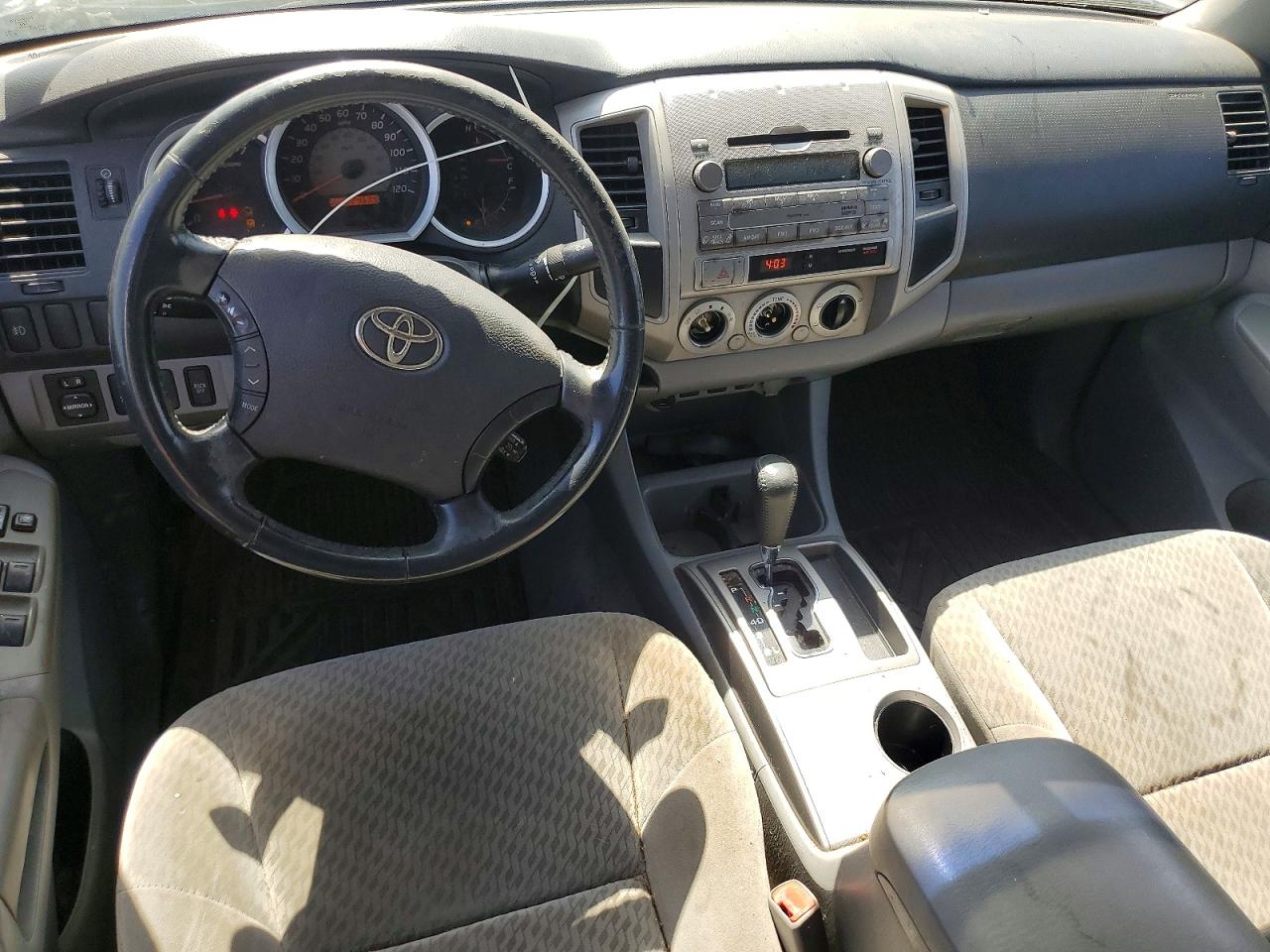 2009 Toyota Tacoma Double Cab Prerunner Silver vin: 3TMJU62N39M070994