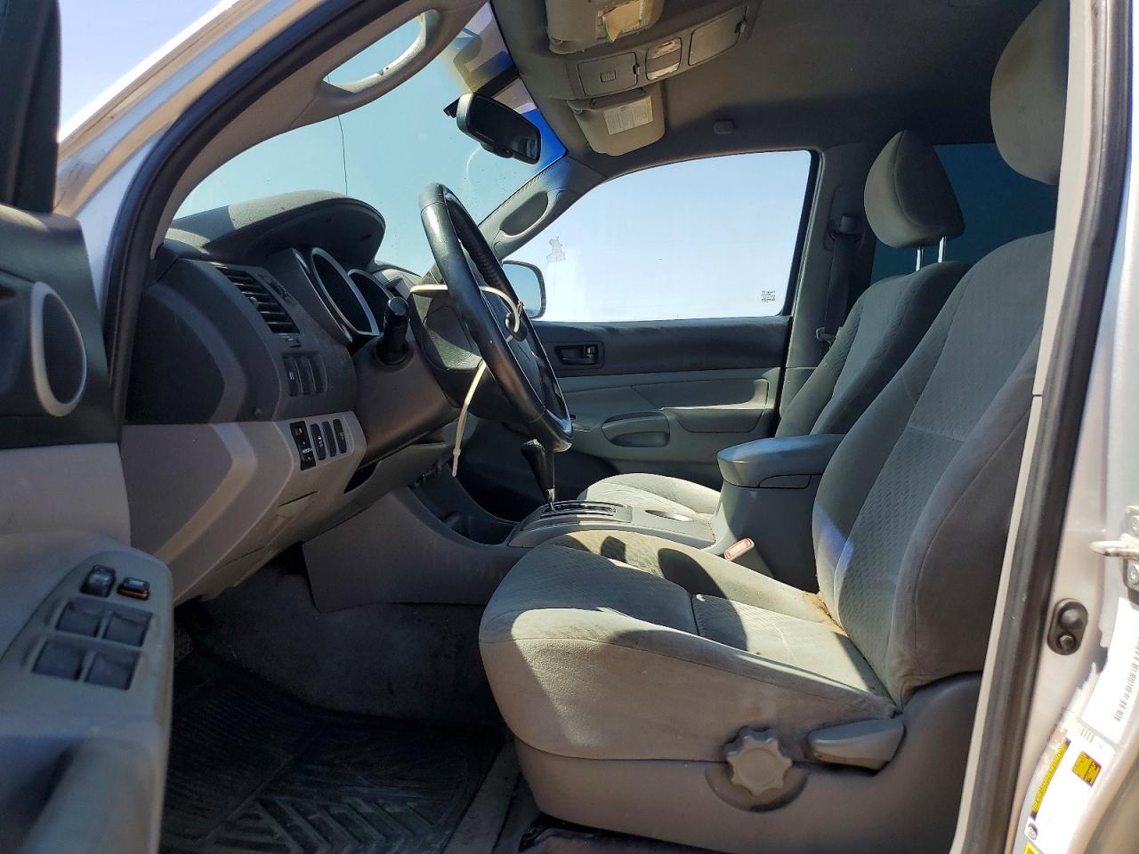 2009 Toyota Tacoma Double Cab Prerunner Silver vin: 3TMJU62N39M070994