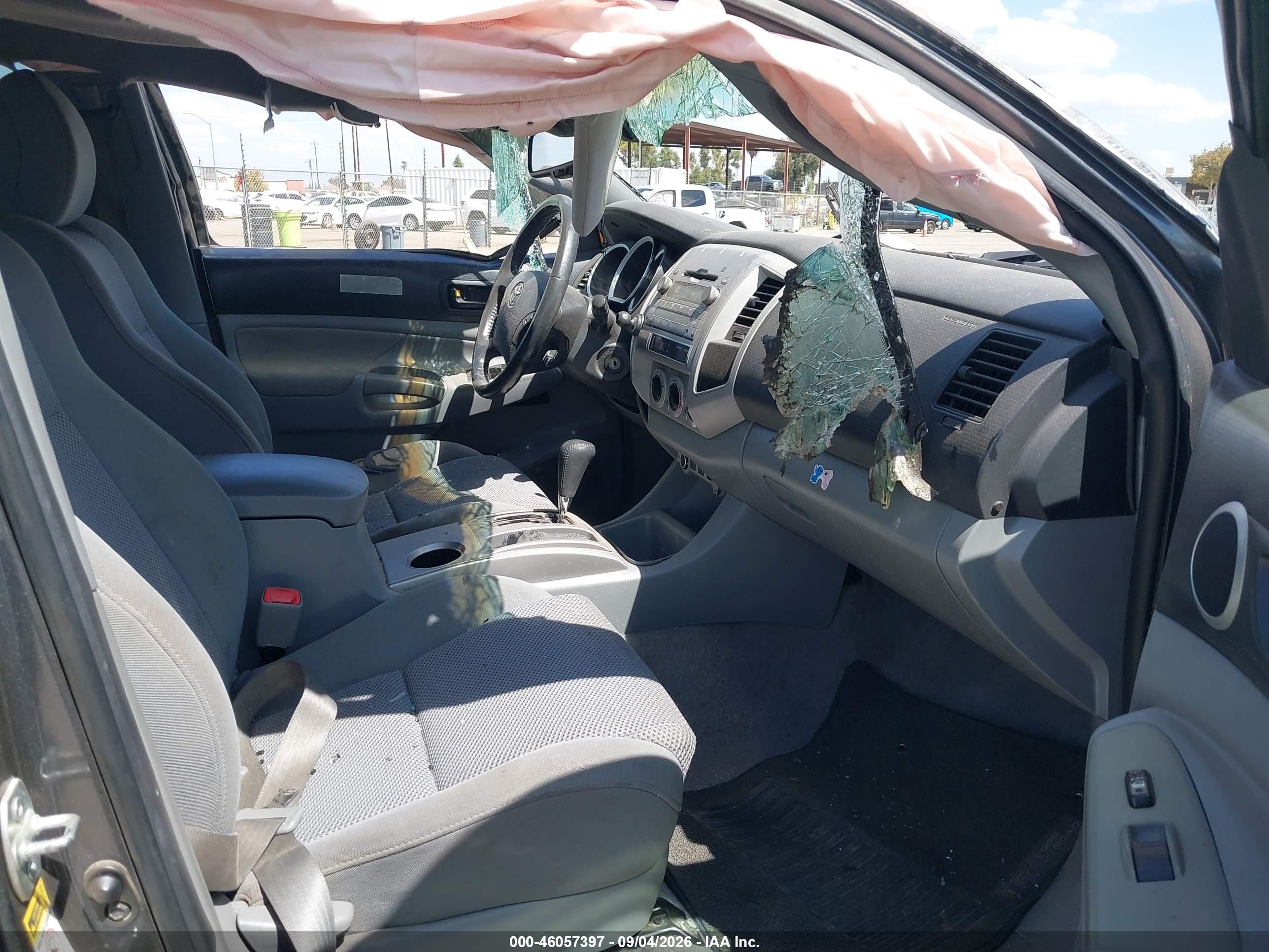 2009 Toyota Tacoma Prerunner V6 Серый vin: 3TMJU62N39M088654