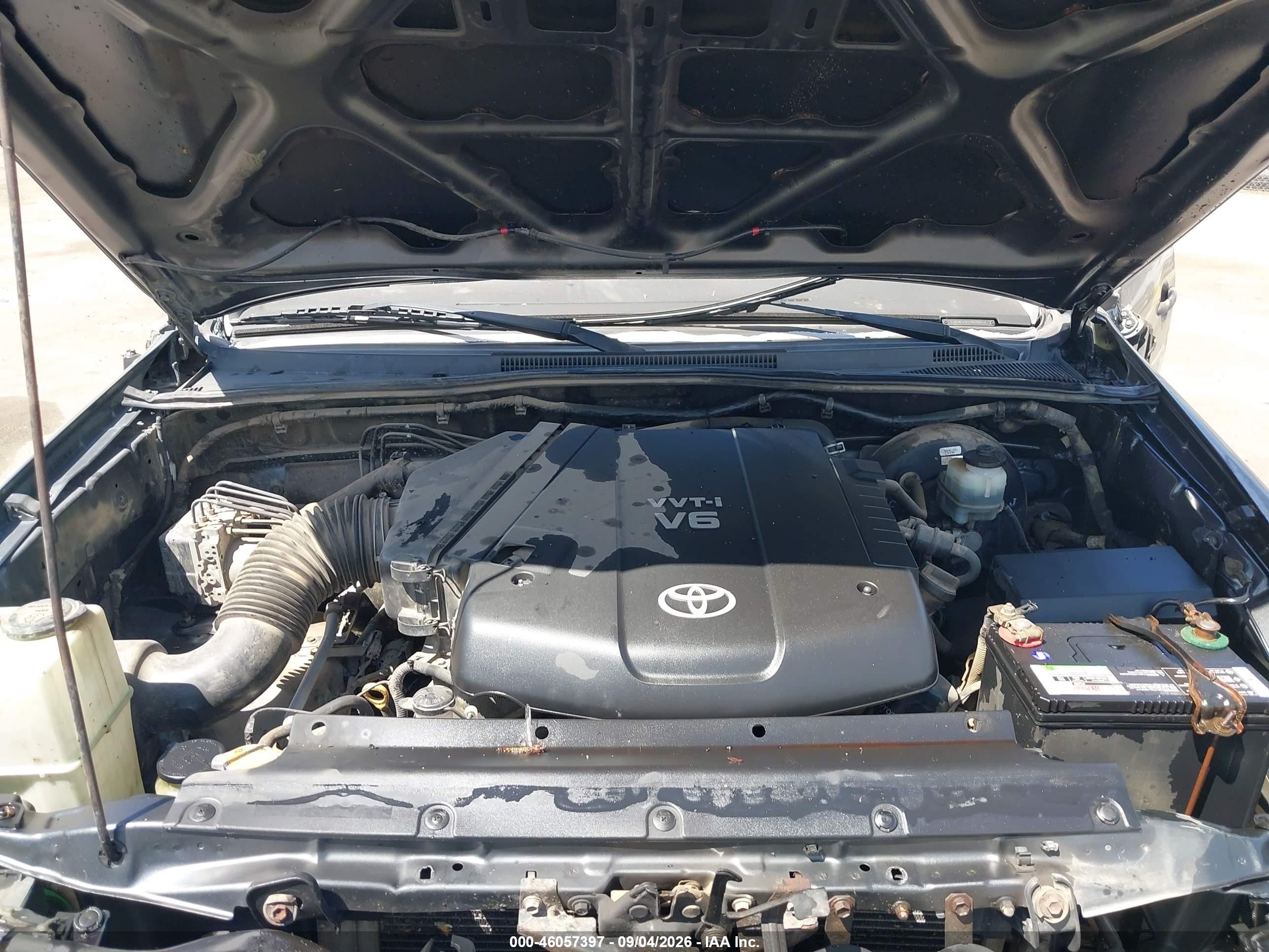 2009 Toyota Tacoma Prerunner V6 Серый vin: 3TMJU62N39M088654