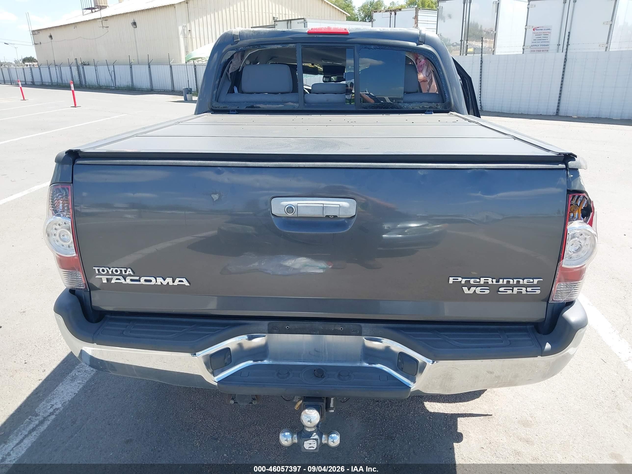 2009 Toyota Tacoma Prerunner V6 Серый vin: 3TMJU62N39M088654