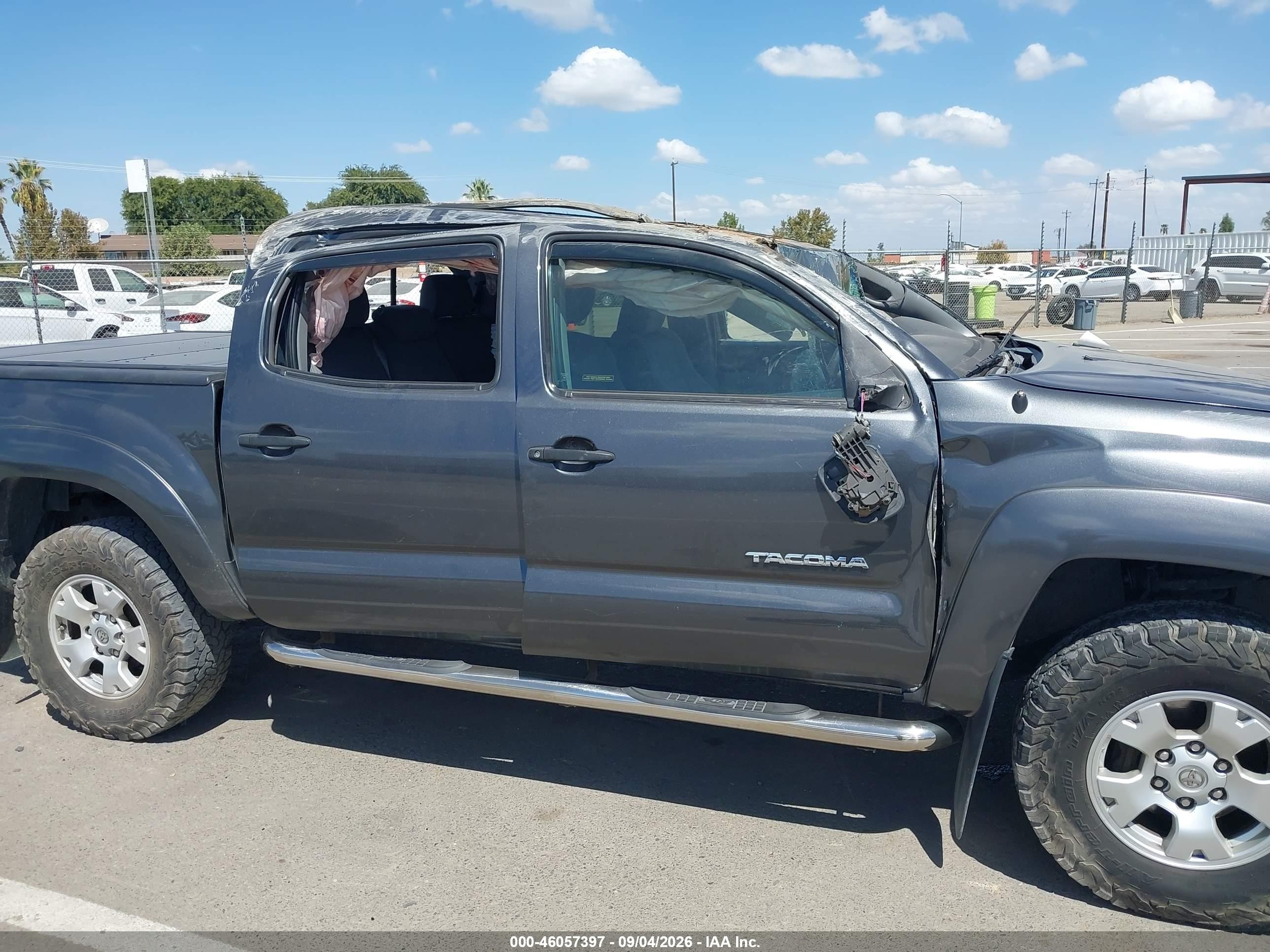 2009 Toyota Tacoma Prerunner V6 Серый vin: 3TMJU62N39M088654