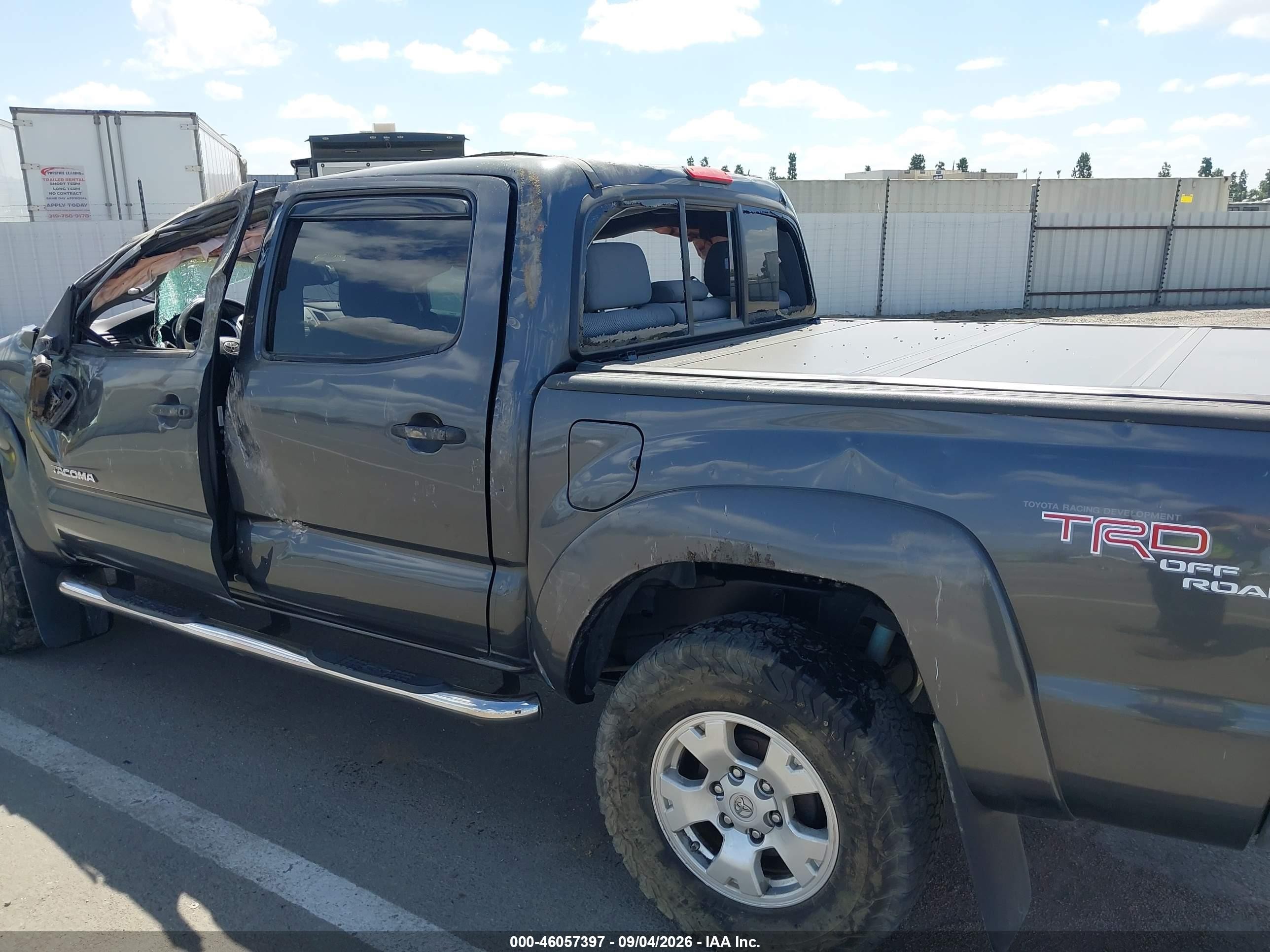 2009 Toyota Tacoma Prerunner V6 Серый vin: 3TMJU62N39M088654