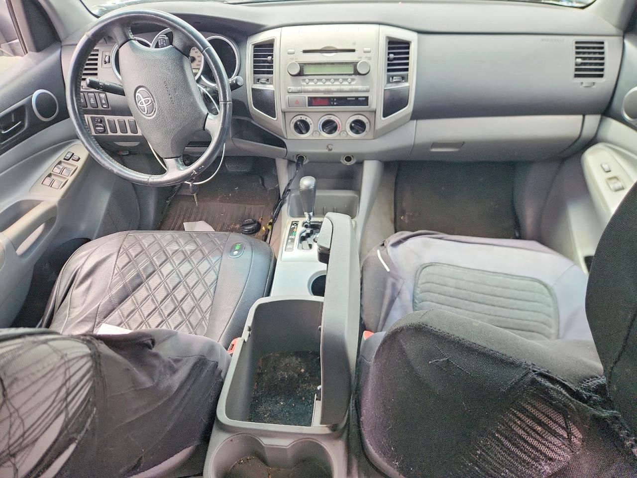 2005 Toyota Tacoma Double Cab Prerunner Silver vin: 3TMJU62N45M006179