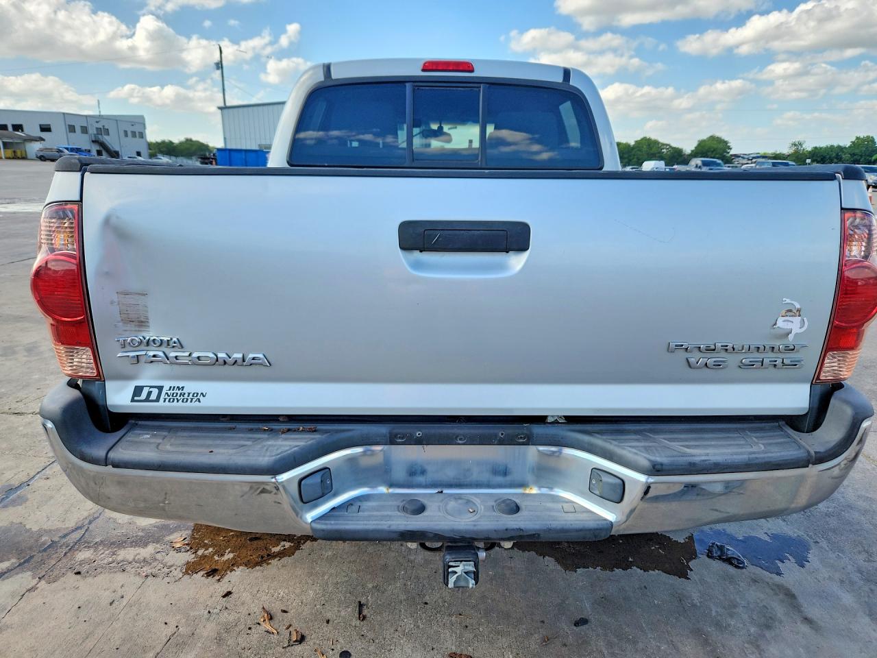 2007 Toyota Tacoma Double Cab Prerunner Silver vin: 3TMJU62N47M038195