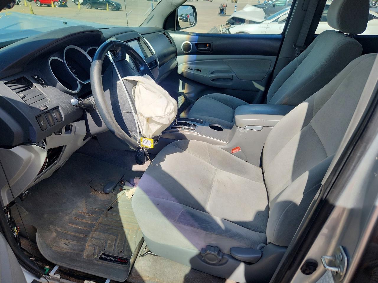 2007 Toyota Tacoma Double Cab Prerunner Silver vin: 3TMJU62N47M038195