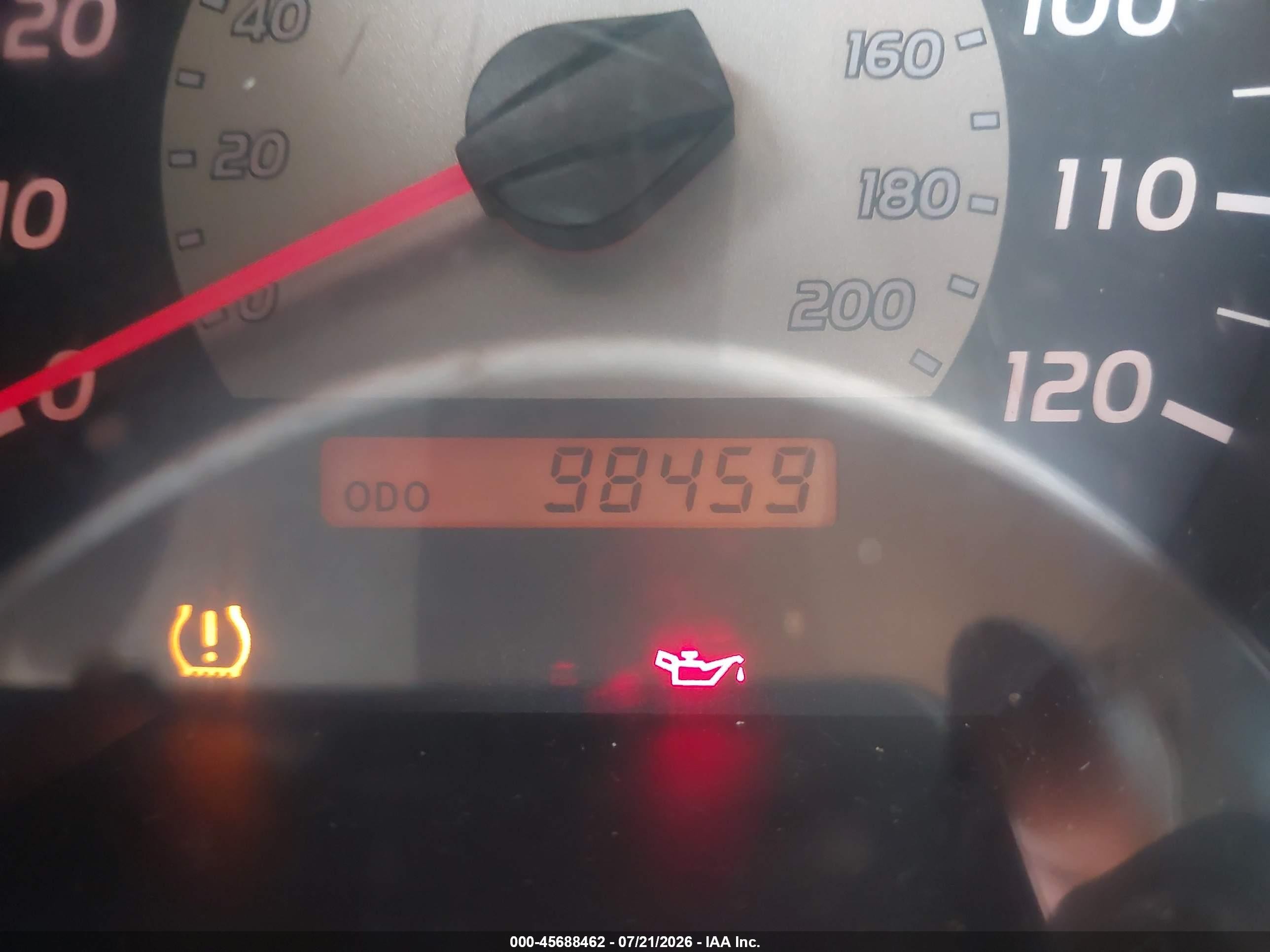 2007 Toyota Tacoma Prerunner V6 Красный vin: 3TMJU62N47M039816