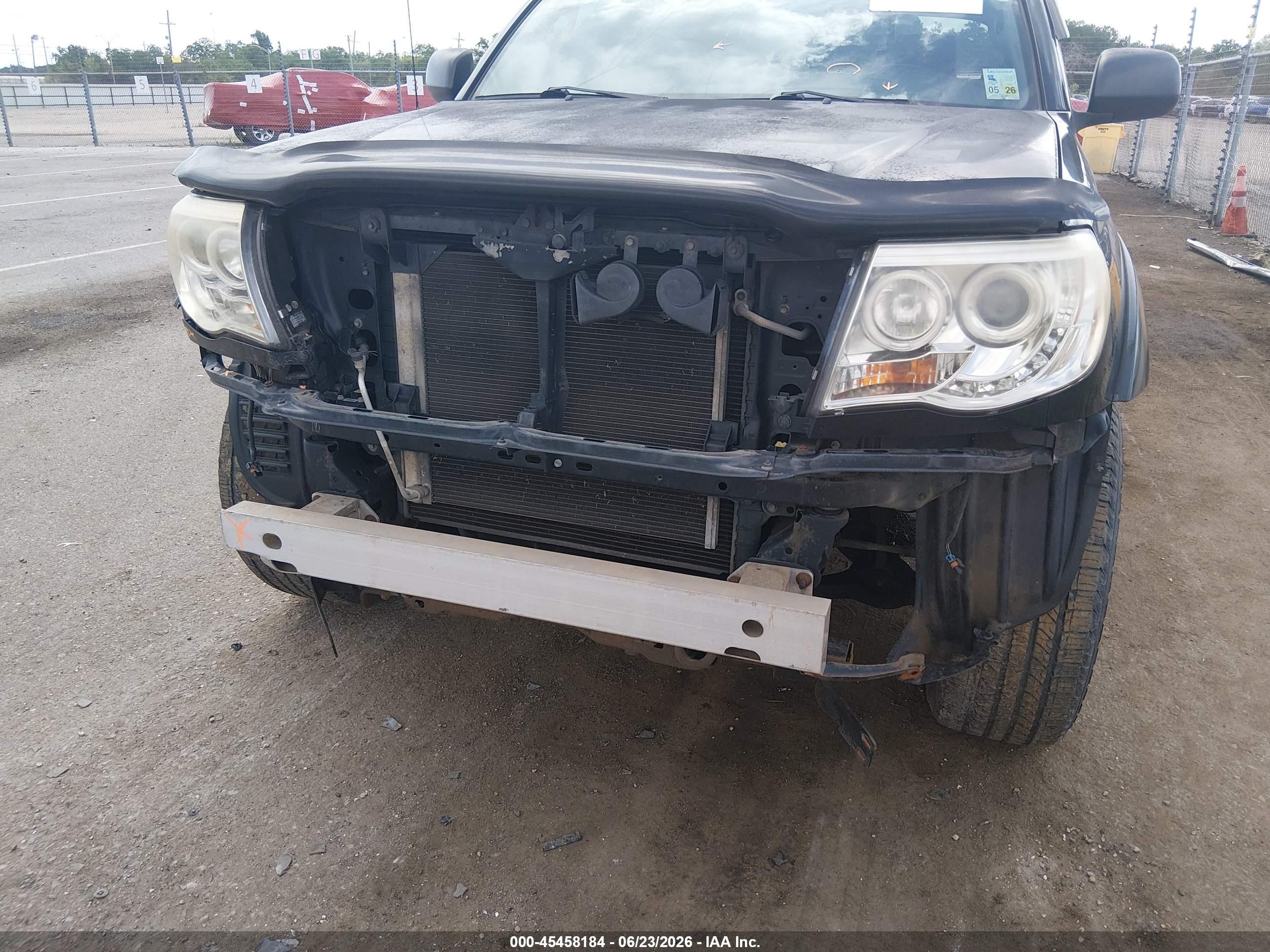 2008 Toyota Tacoma Prerunner V6 Black vin: 3TMJU62N48M062854