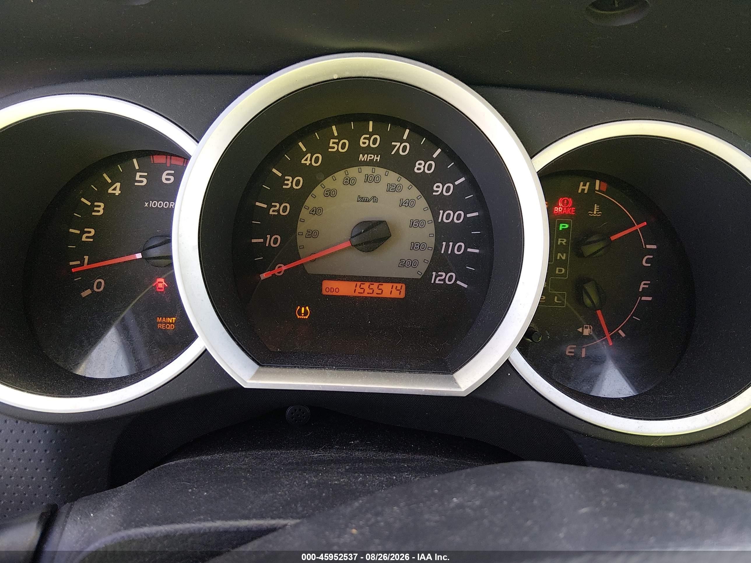 2008 Toyota Tacoma Prerunner V6 Gray vin: 3TMJU62N48M067309