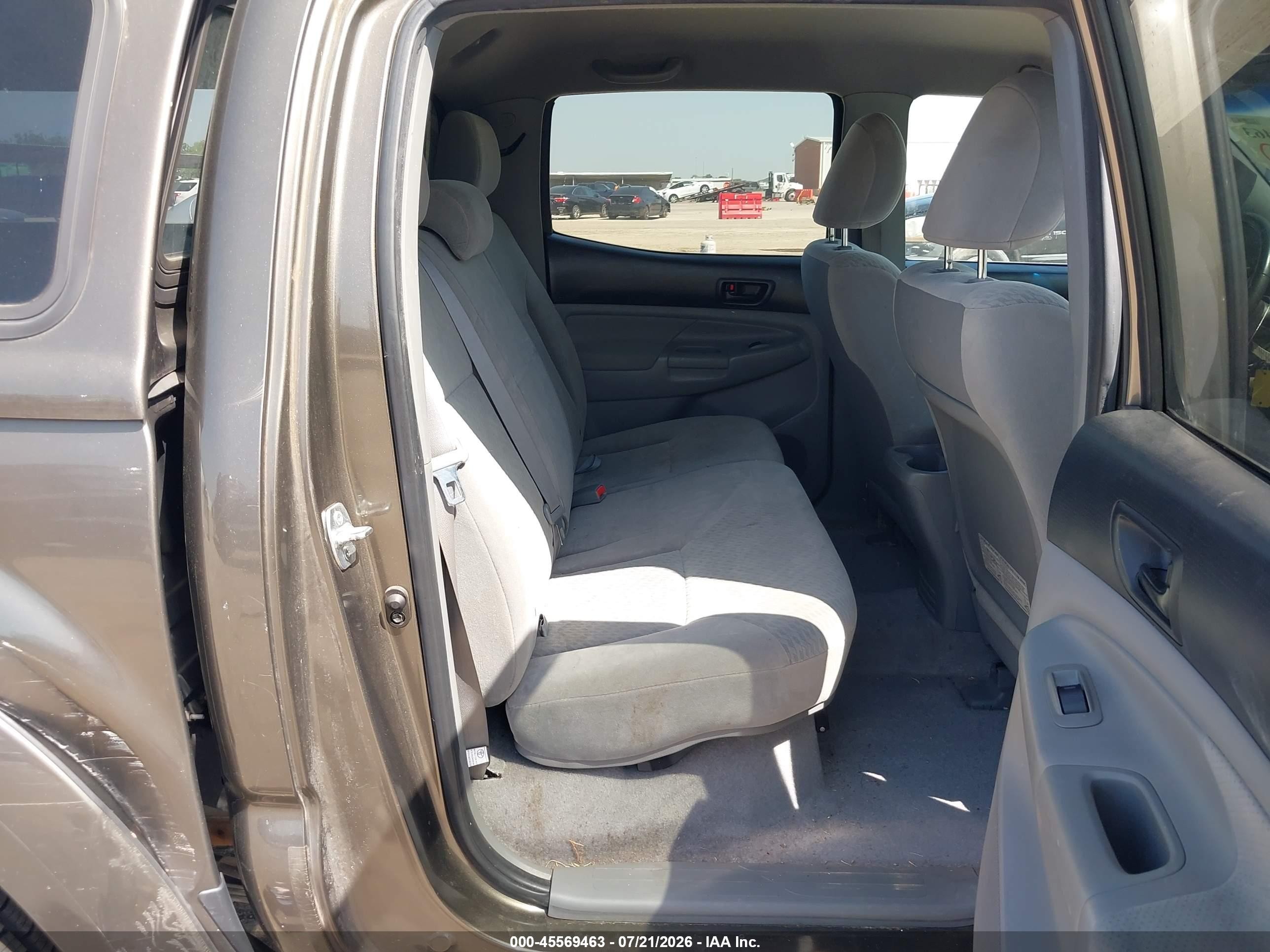 2009 Toyota Tacoma Prerunner V6 Серый vin: 3TMJU62N49M088727