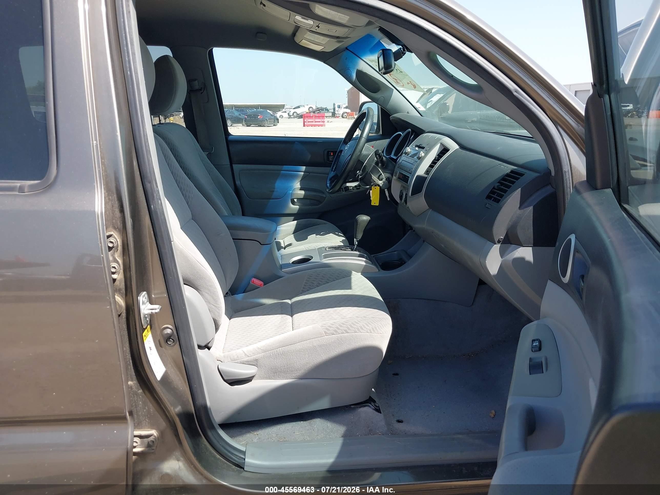 2009 Toyota Tacoma Prerunner V6 Серый vin: 3TMJU62N49M088727