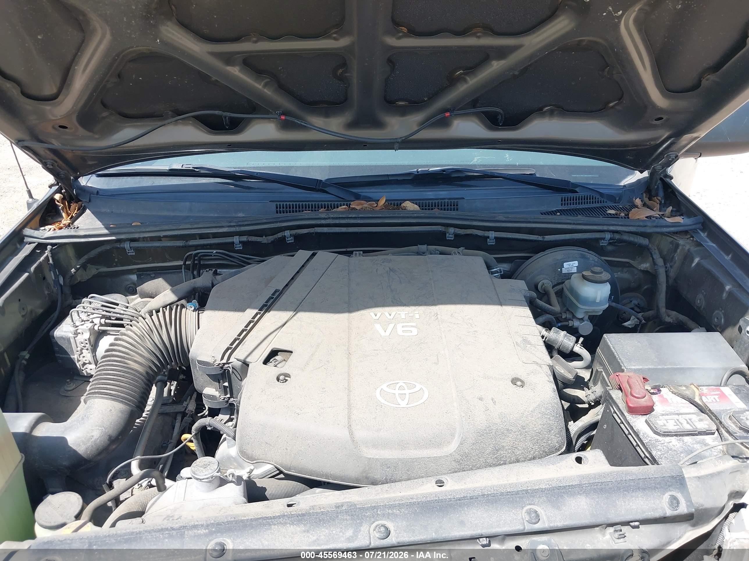 2009 Toyota Tacoma Prerunner V6 Серый vin: 3TMJU62N49M088727