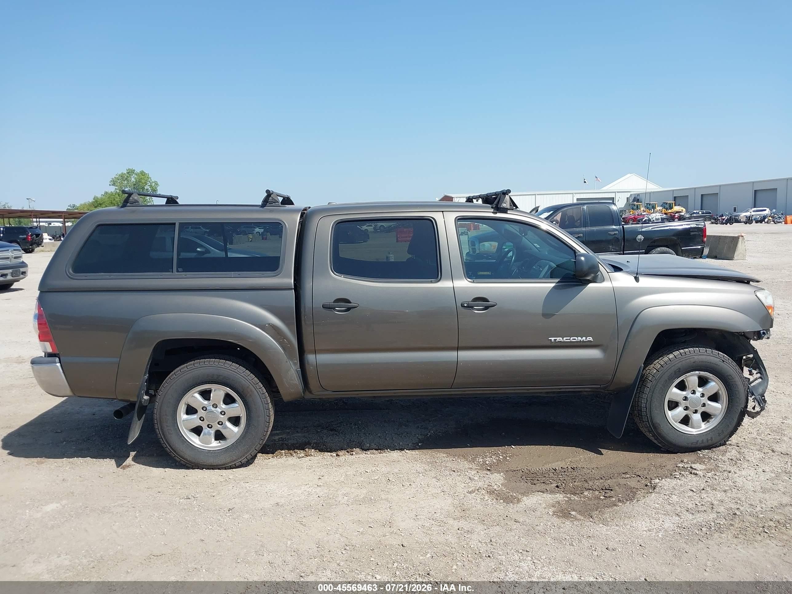 2009 Toyota Tacoma Prerunner V6 Серый vin: 3TMJU62N49M088727