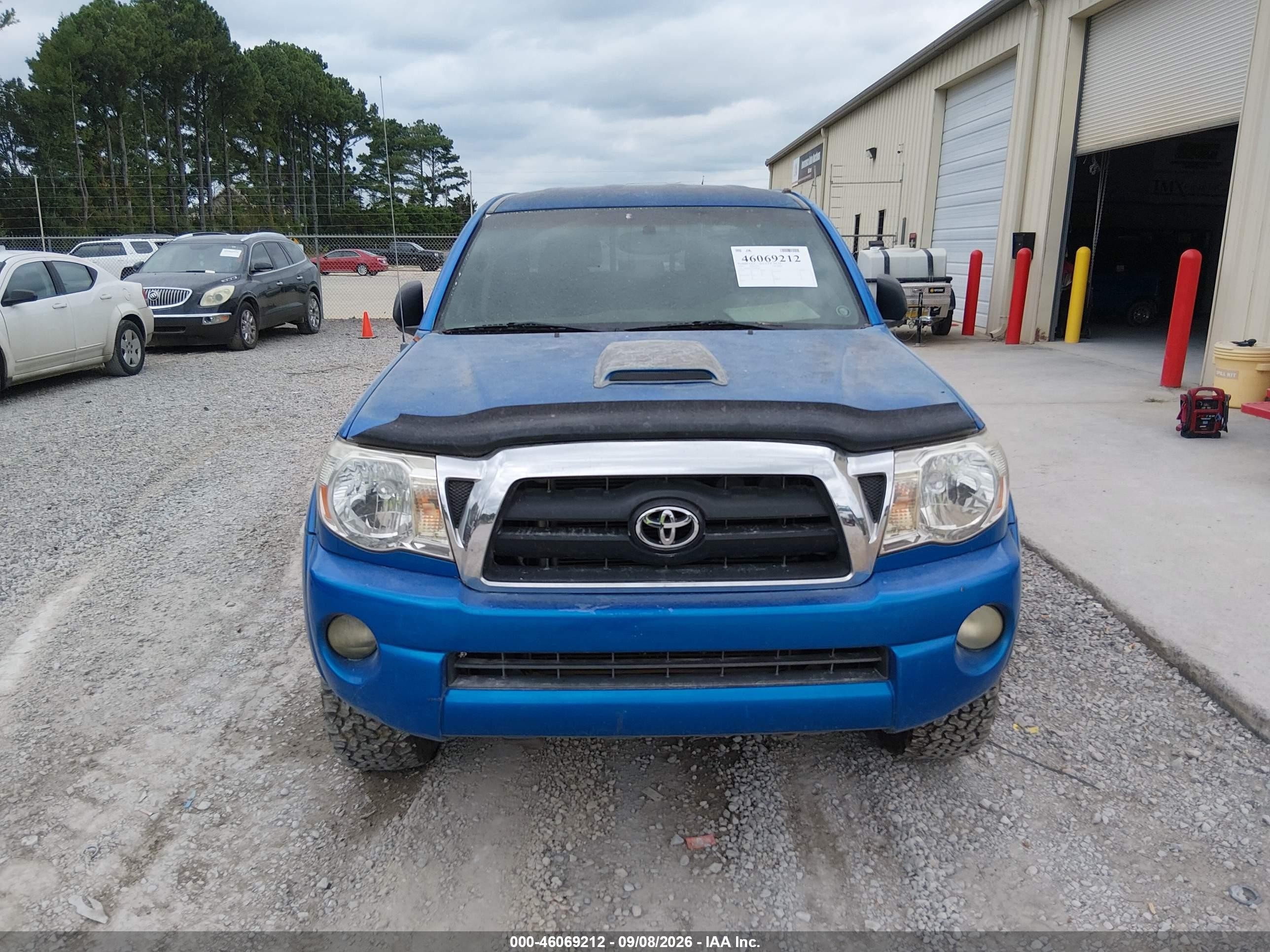 2005 Toyota Tacoma Prerunner V6 Blue vin: 3TMJU62N55M004585