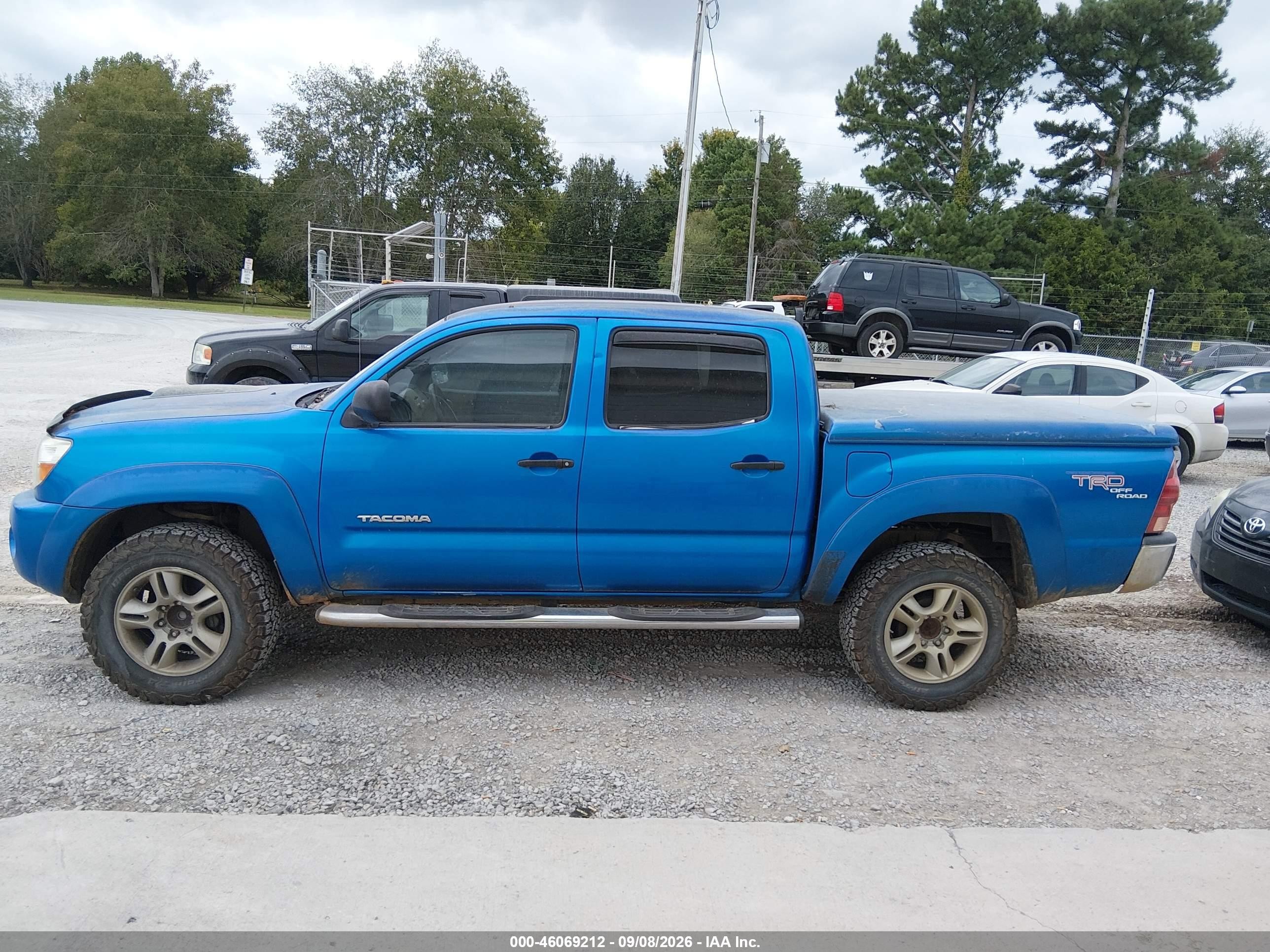 2005 Toyota Tacoma Prerunner V6 Blue vin: 3TMJU62N55M004585
