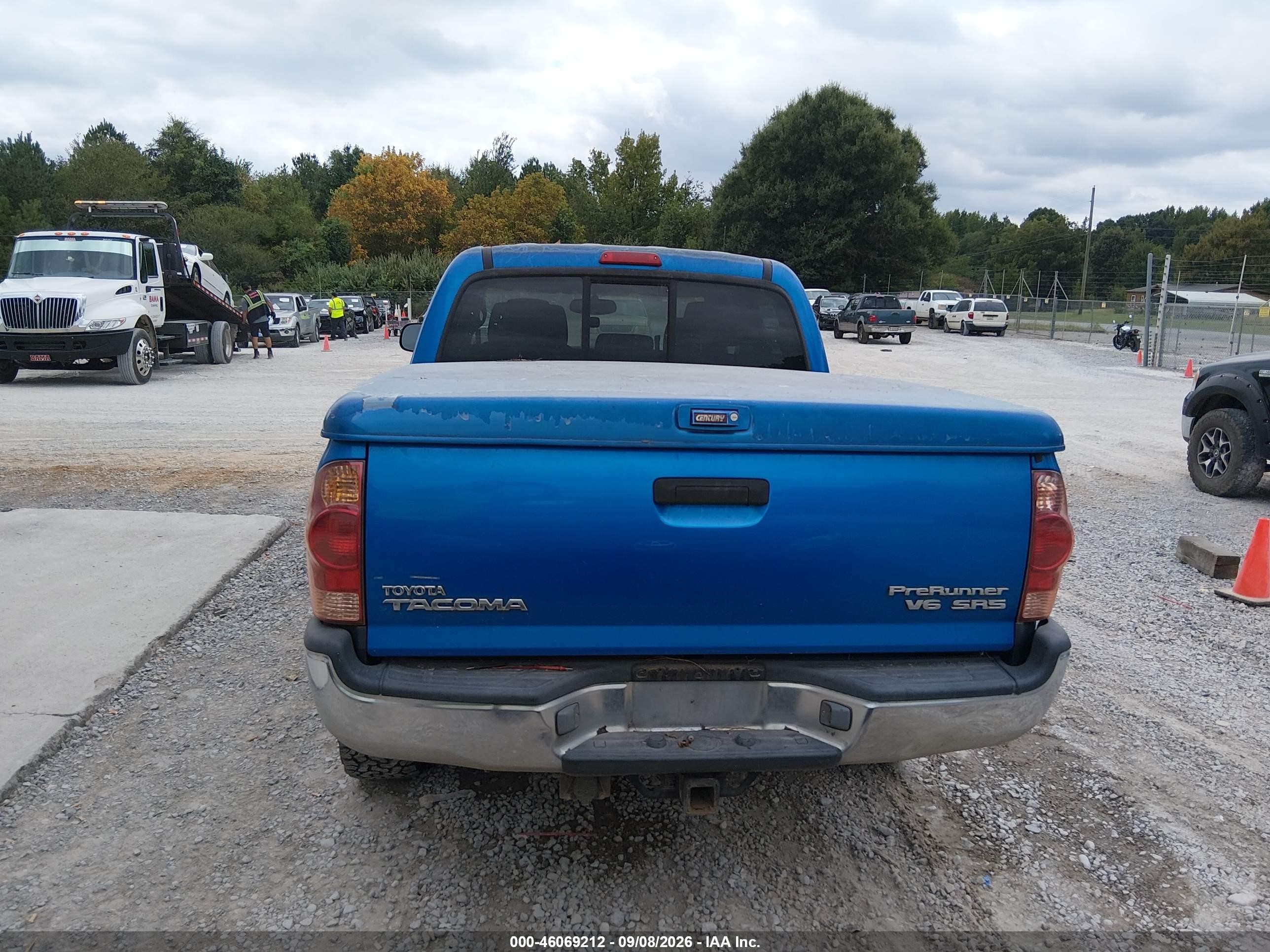 2005 Toyota Tacoma Prerunner V6 Blue vin: 3TMJU62N55M004585
