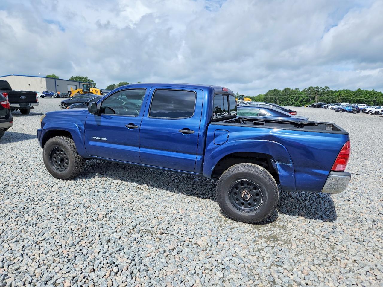 2006 Toyota Tacoma Double Cab Prerunner Синий vin: 3TMJU62N56M014244
