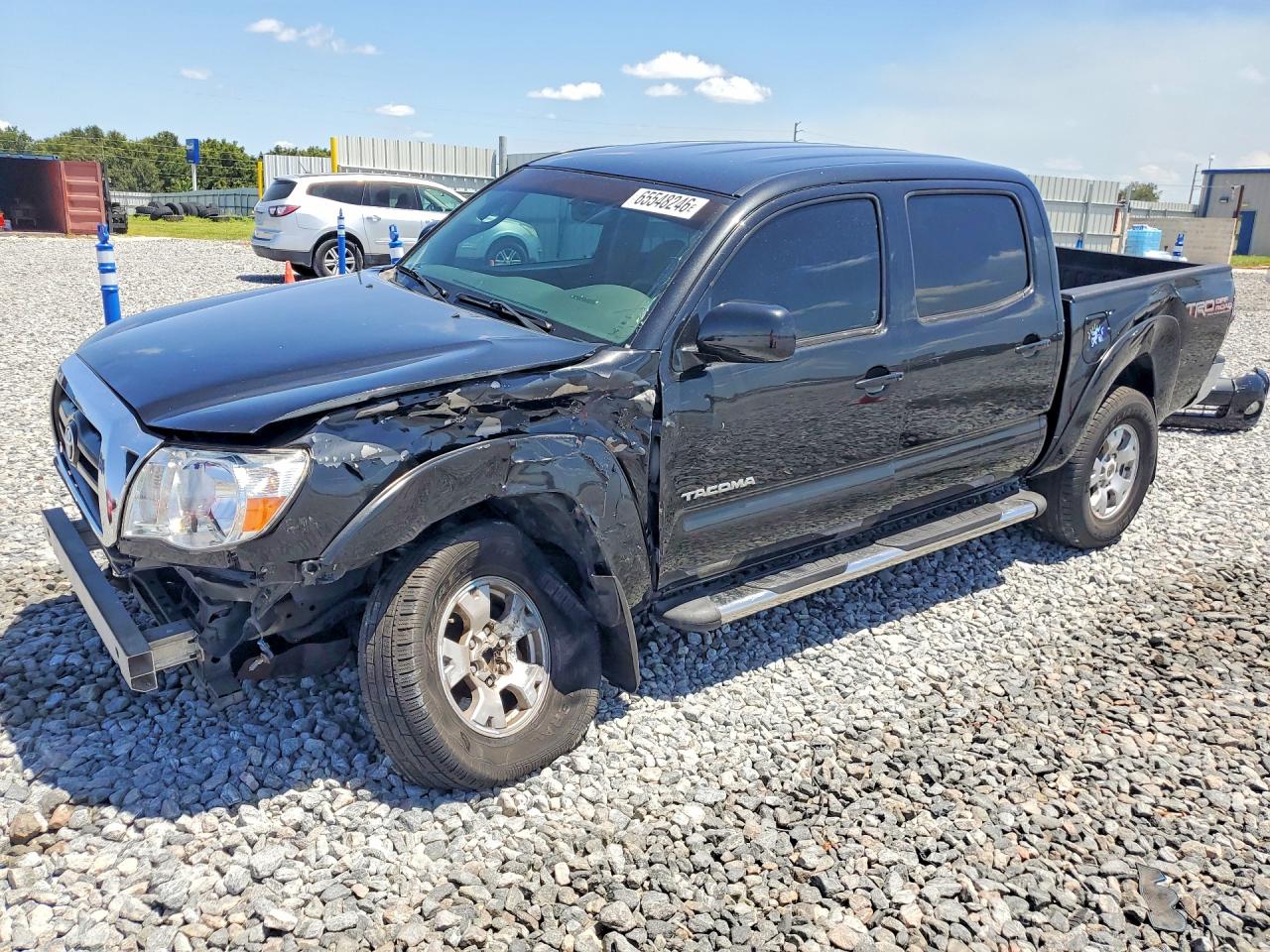 2006 Toyota Tacoma Double Cab Prerunner Black vin: 3TMJU62N56M022828