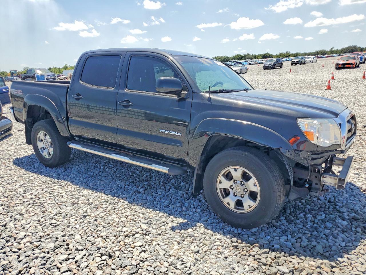2006 Toyota Tacoma Double Cab Prerunner Black vin: 3TMJU62N56M022828