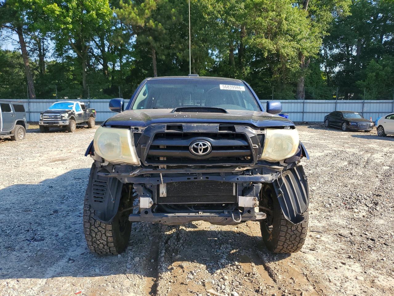 2007 Toyota Tacoma Double Cab Prerunner Blue vin: 3TMJU62N57M034933