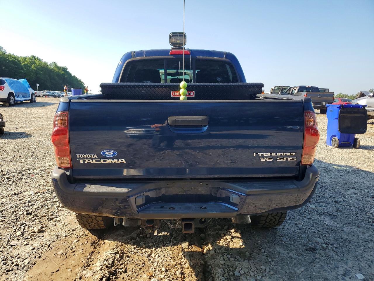 2007 Toyota Tacoma Double Cab Prerunner Blue vin: 3TMJU62N57M034933