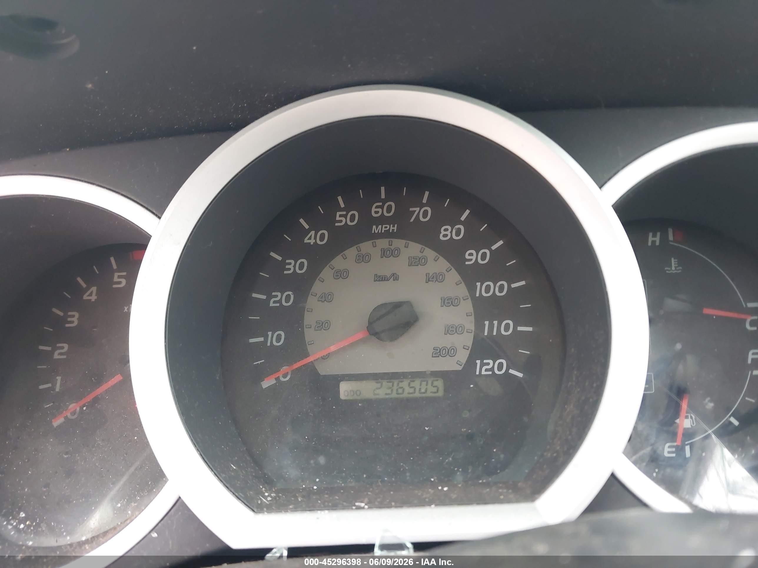 2007 Toyota Tacoma Prerunner V6 Dark Blue vin: 3TMJU62N57M041932