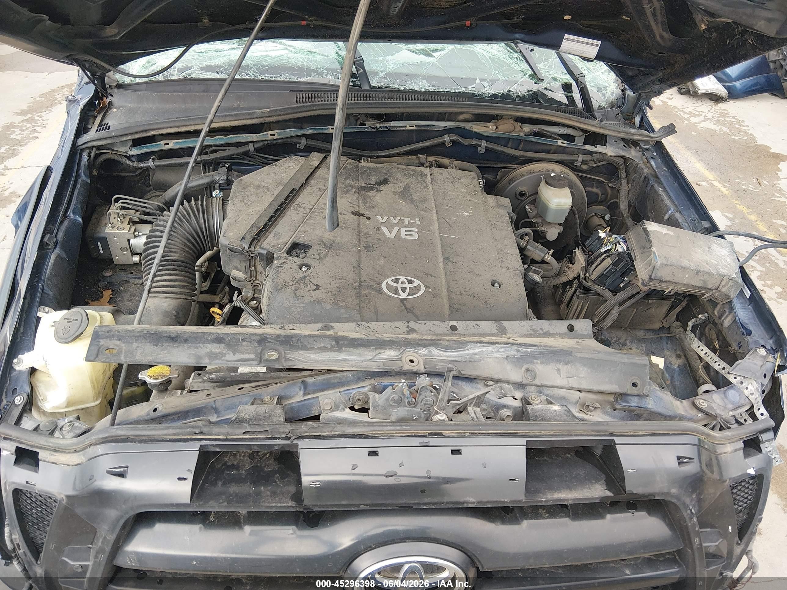 2007 Toyota Tacoma Prerunner V6 Dark Blue vin: 3TMJU62N57M041932