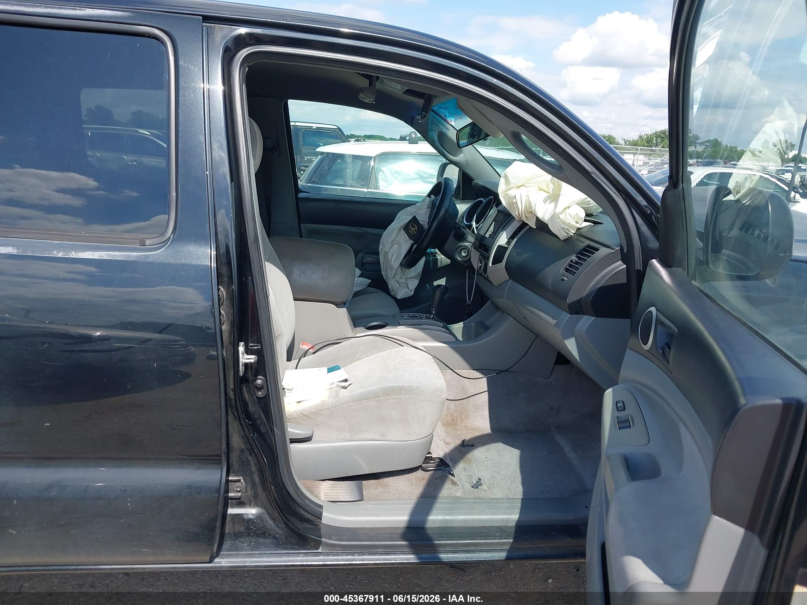 2008 Toyota Tacoma Prerunner V6 Черный vin: 3TMJU62N58M067402
