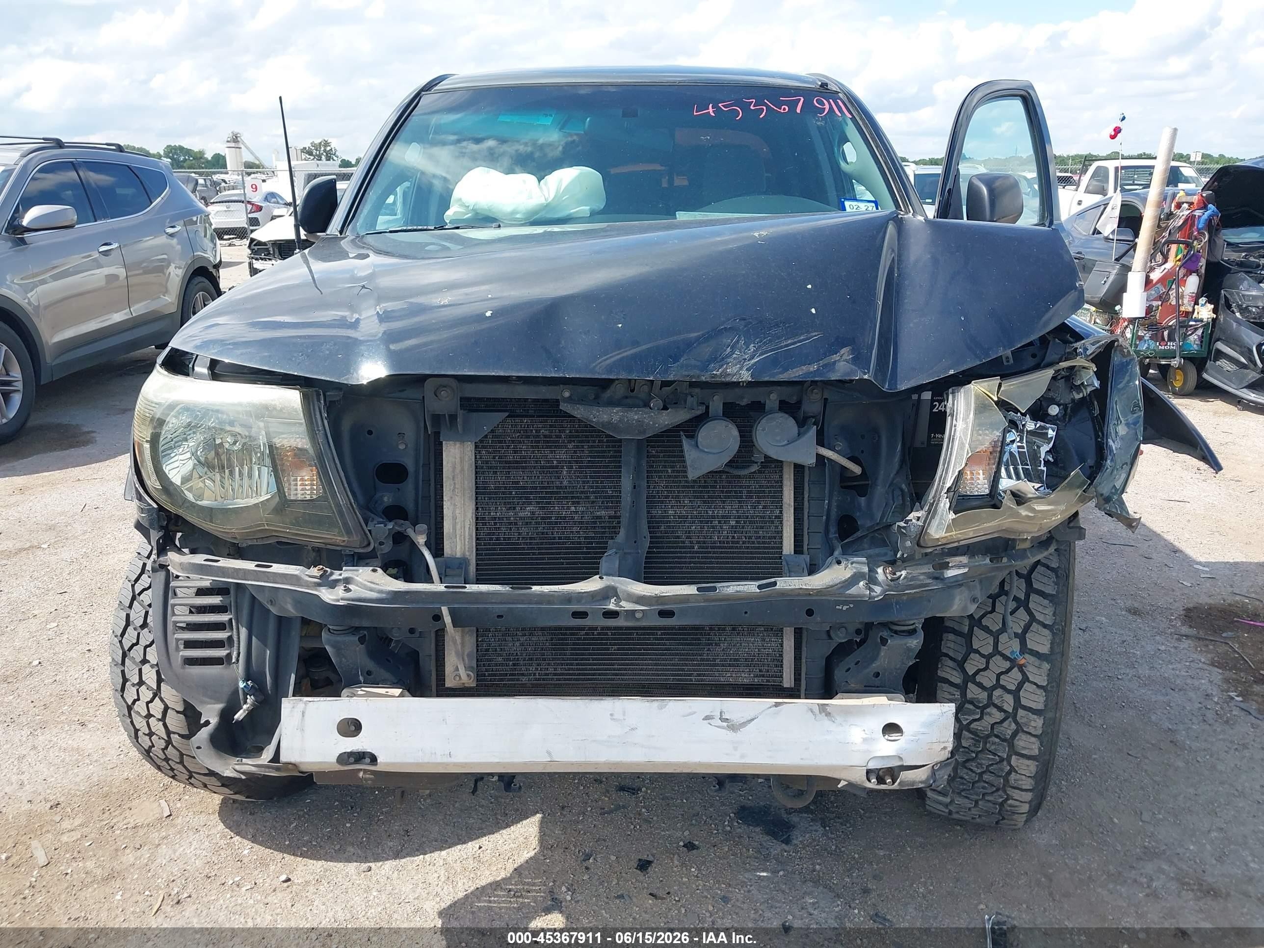 2008 Toyota Tacoma Prerunner V6 Черный vin: 3TMJU62N58M067402